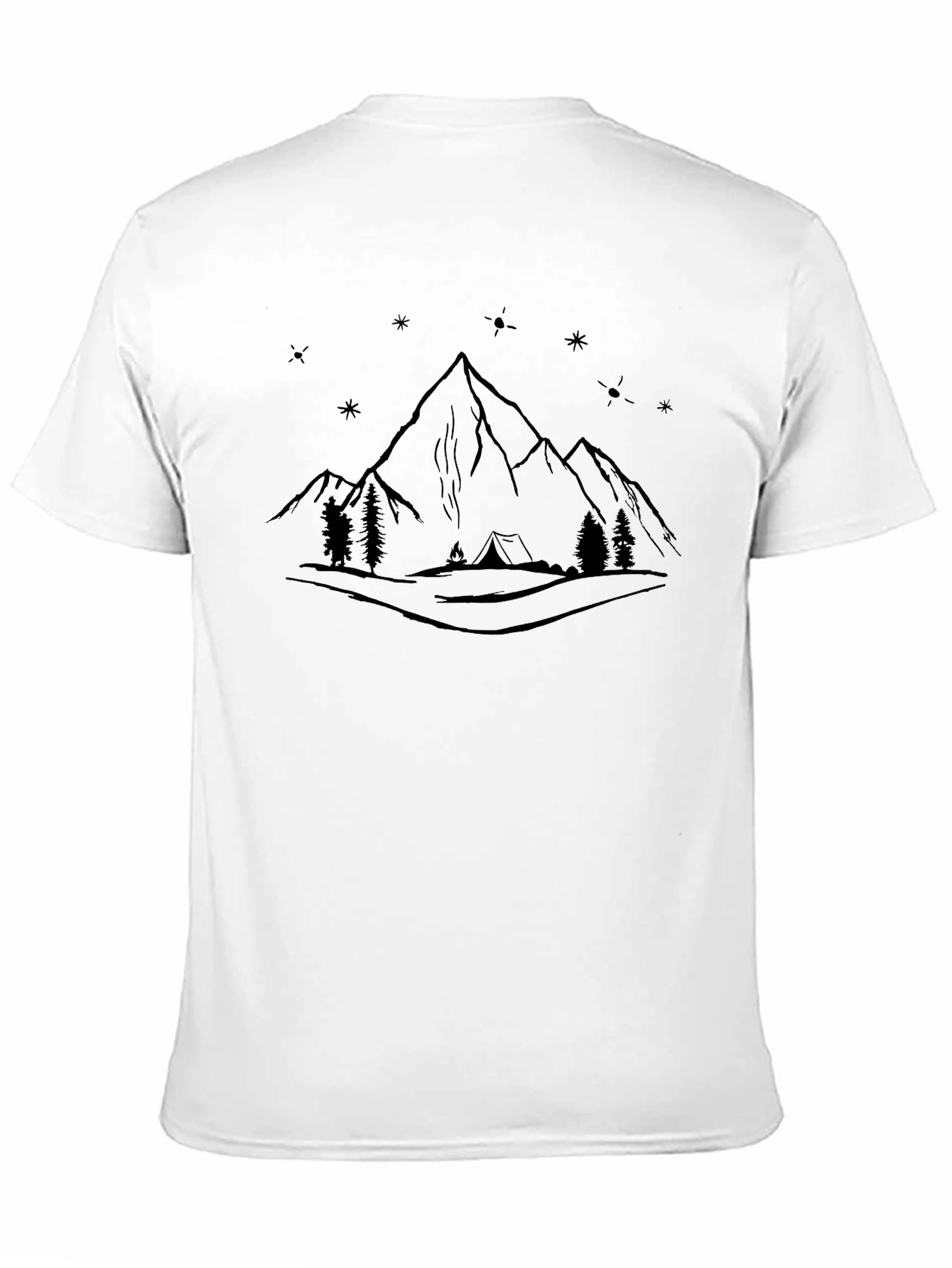 Mountain Camping Graphic T-Shirt - Adventure Tee