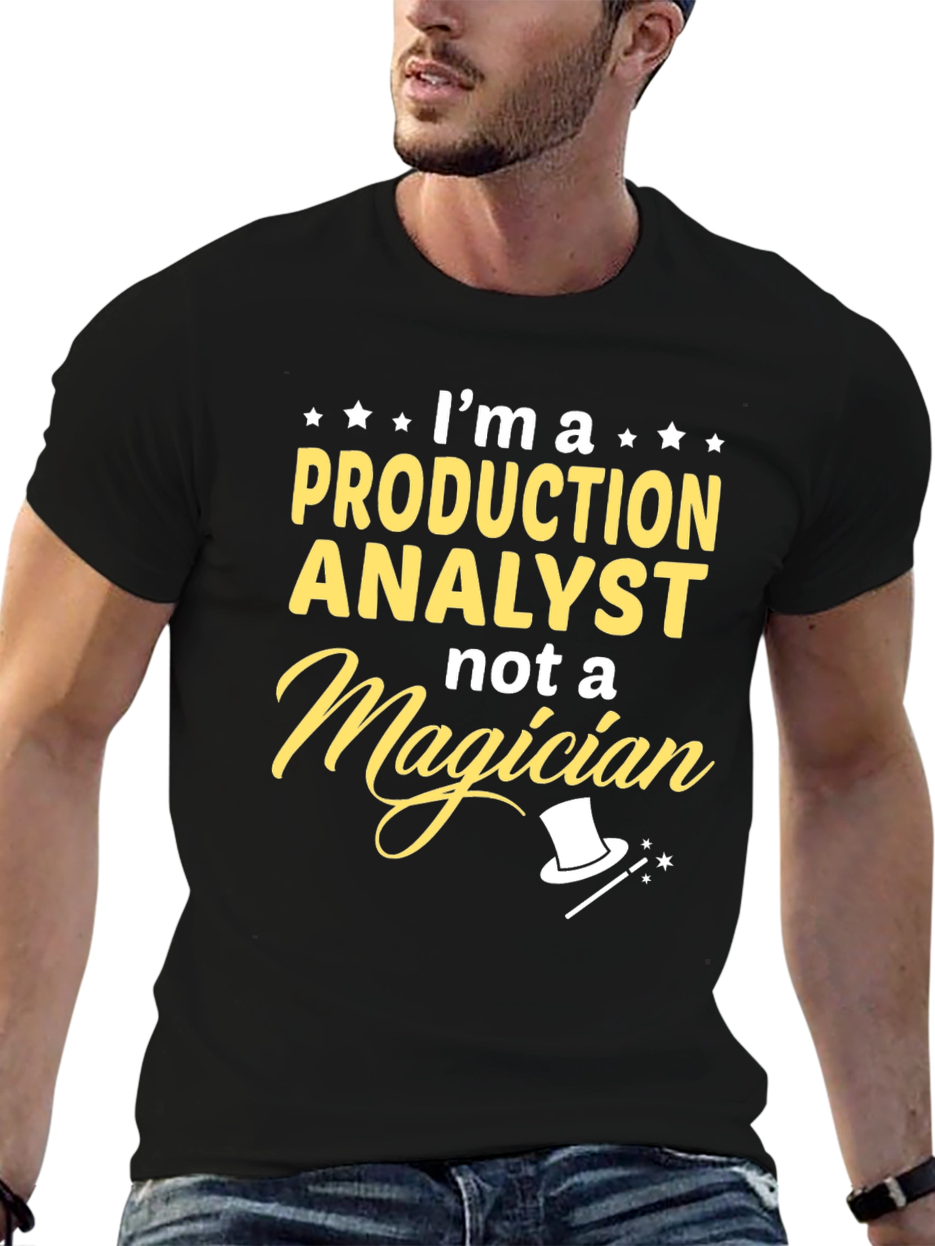 Production Analyst T-Shirt - Not a Magician