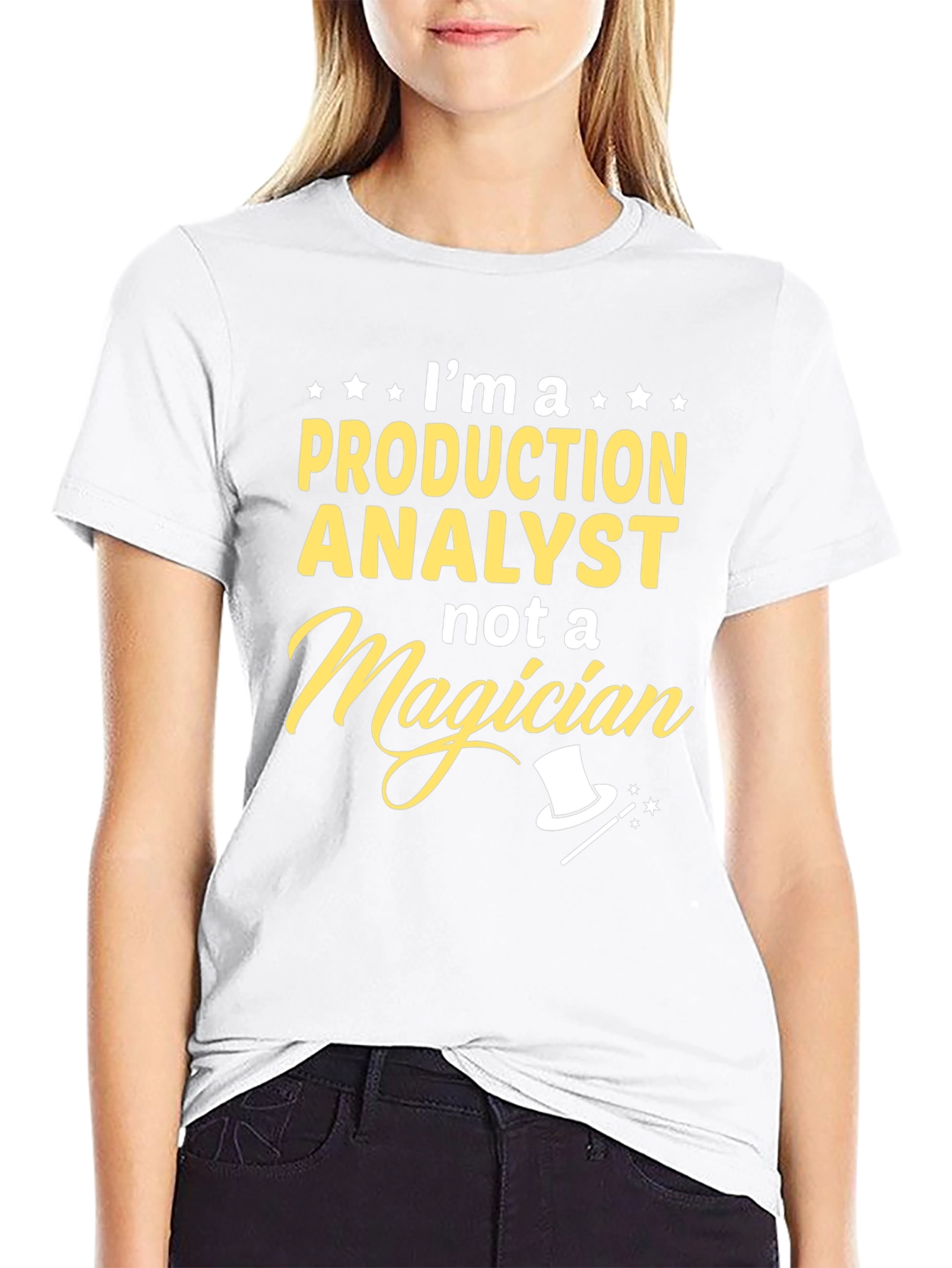 Production Analyst T-Shirt - Not a Magician