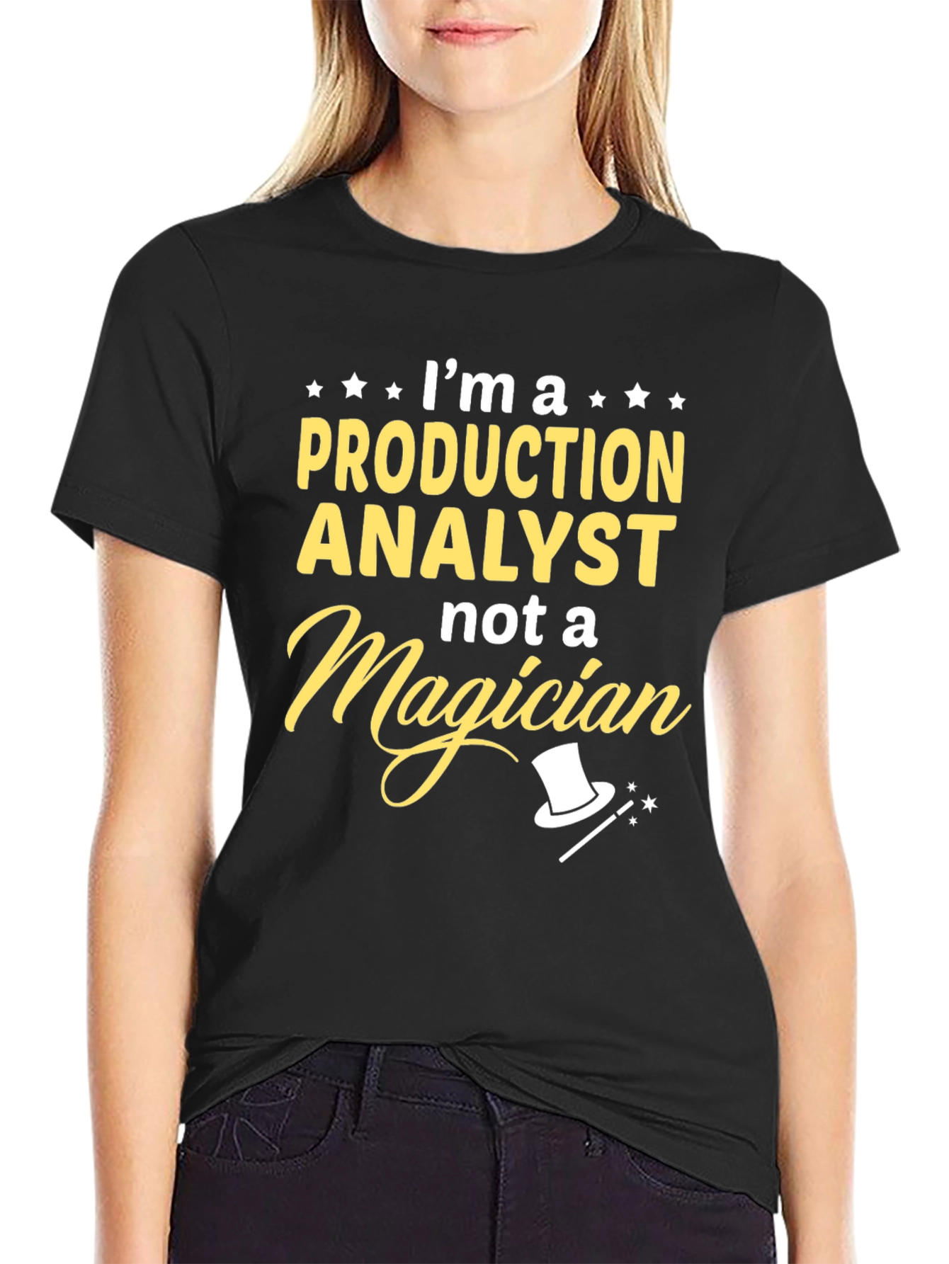 Production Analyst T-Shirt - Not a Magician