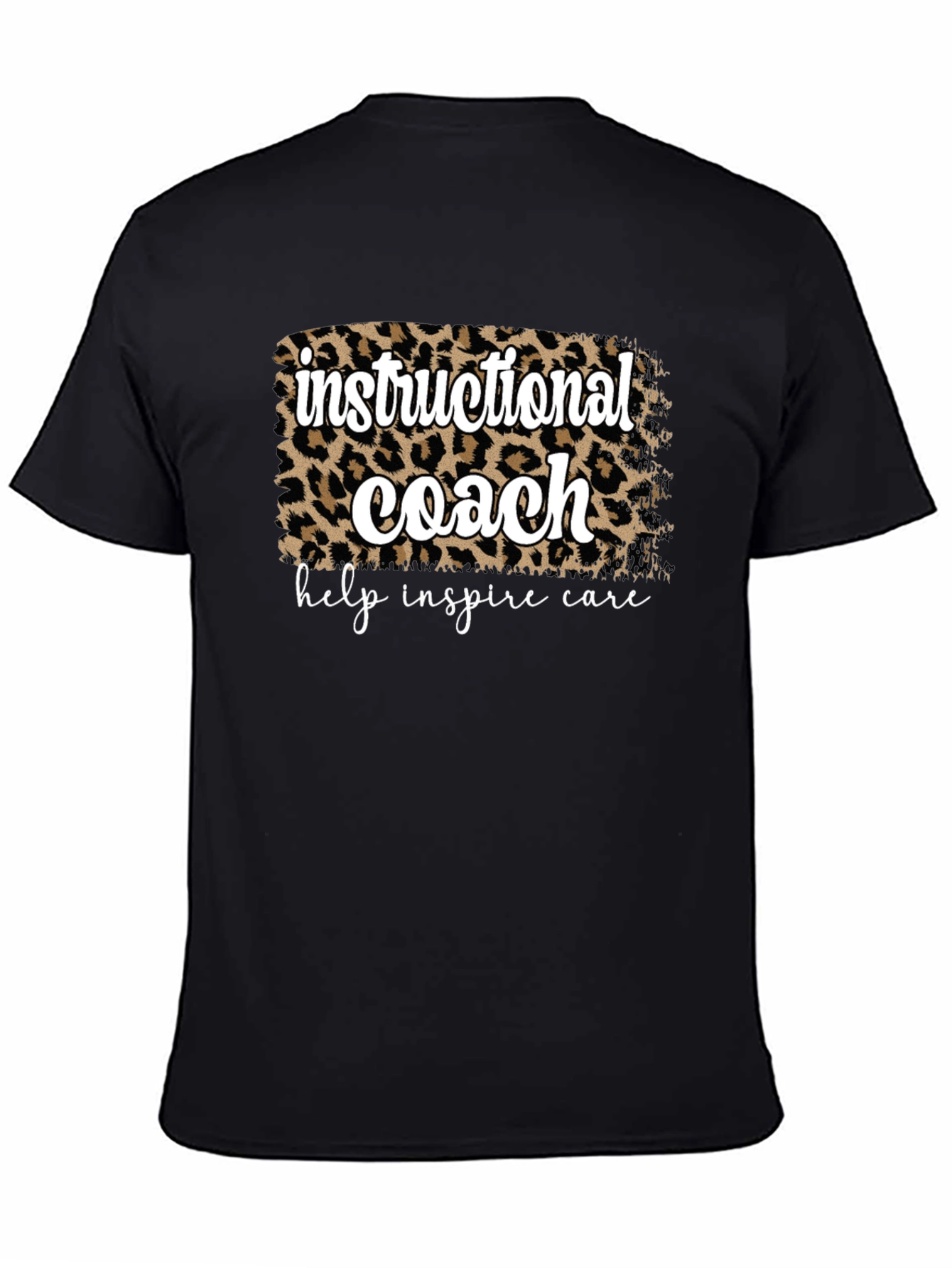 Instructional Coach Leopard Print T-Shirt