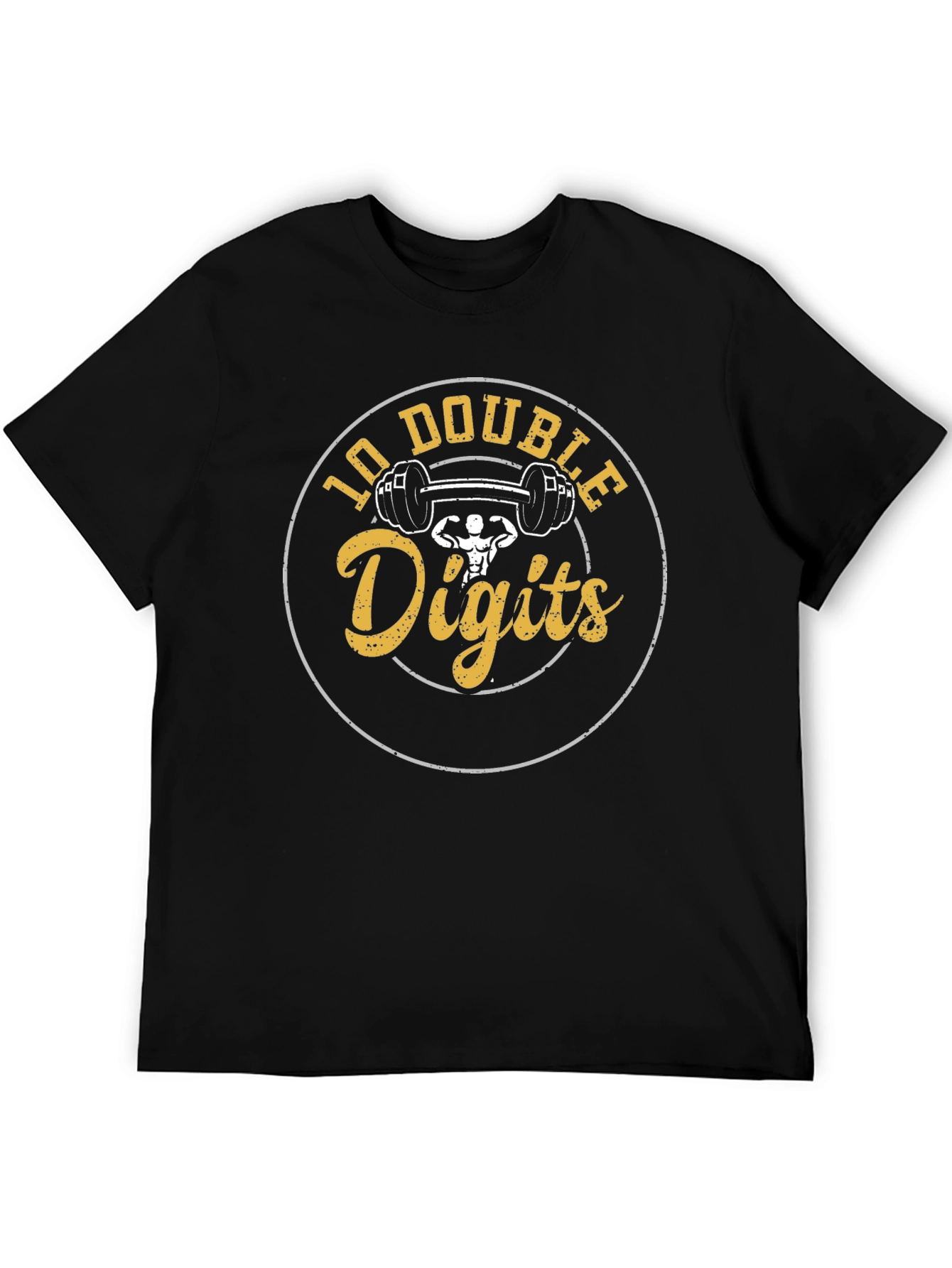10 Double Digits Weightlifting T-Shirt