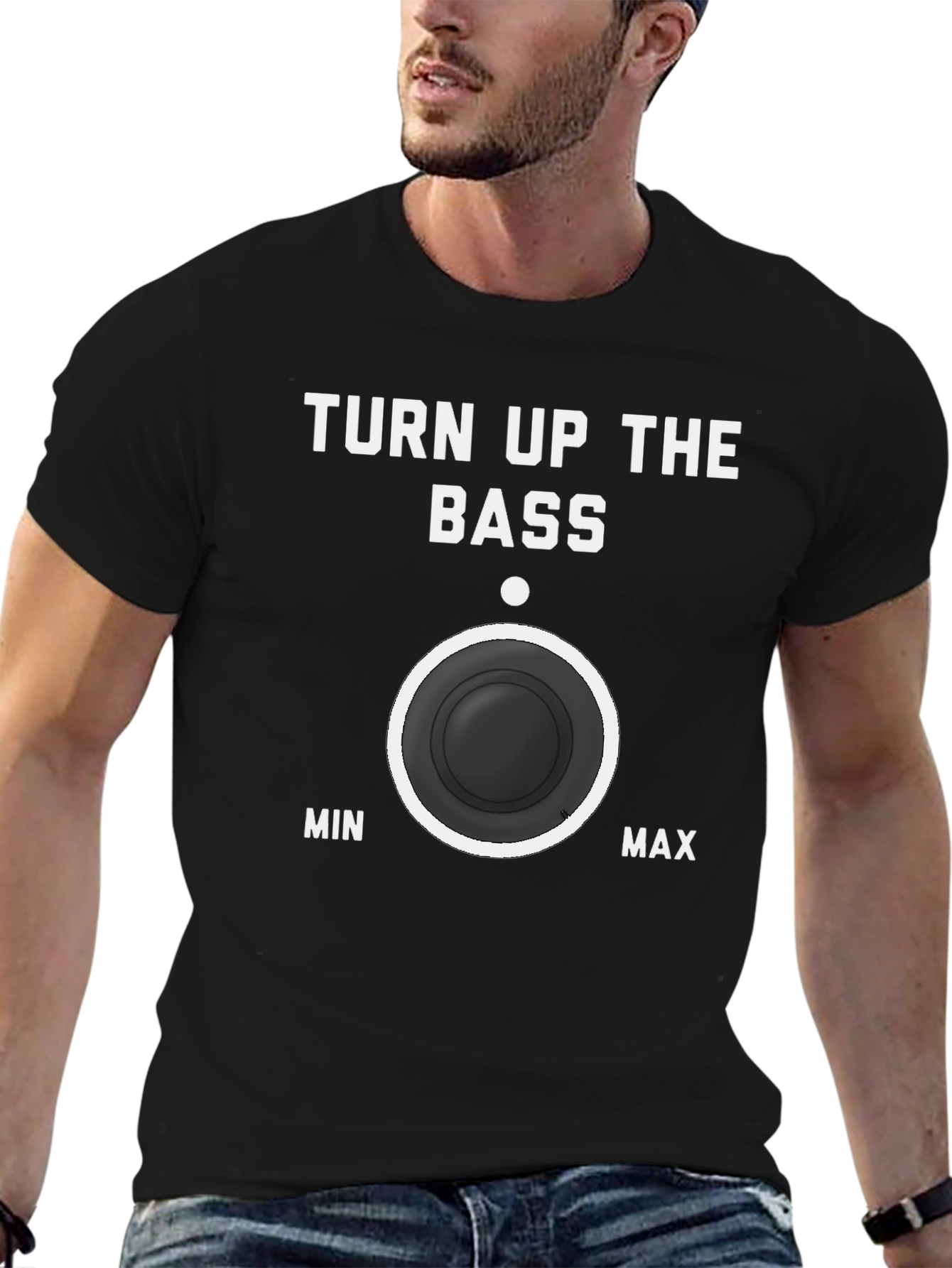 Turn Up The Bass Graphic T-Shirt