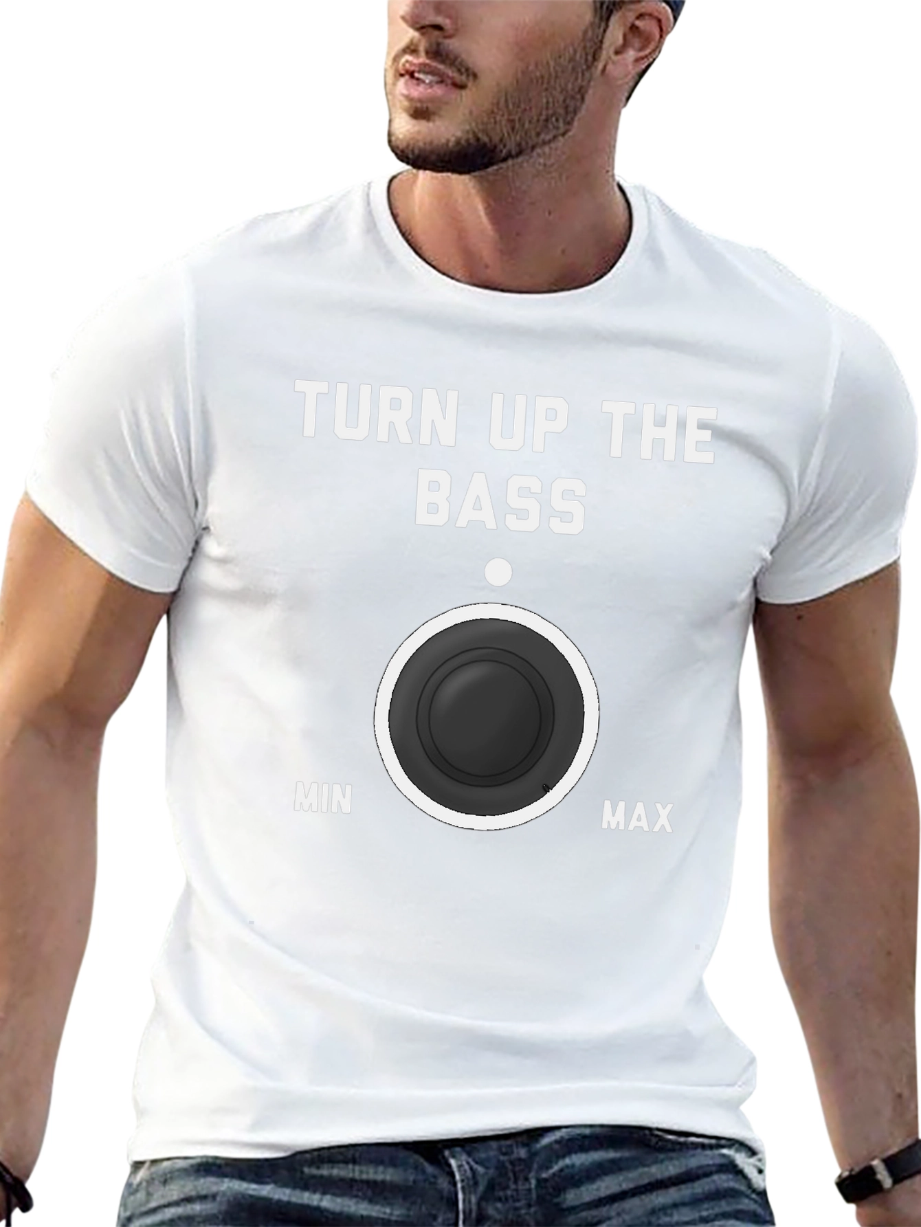 Turn Up The Bass Graphic T-Shirt