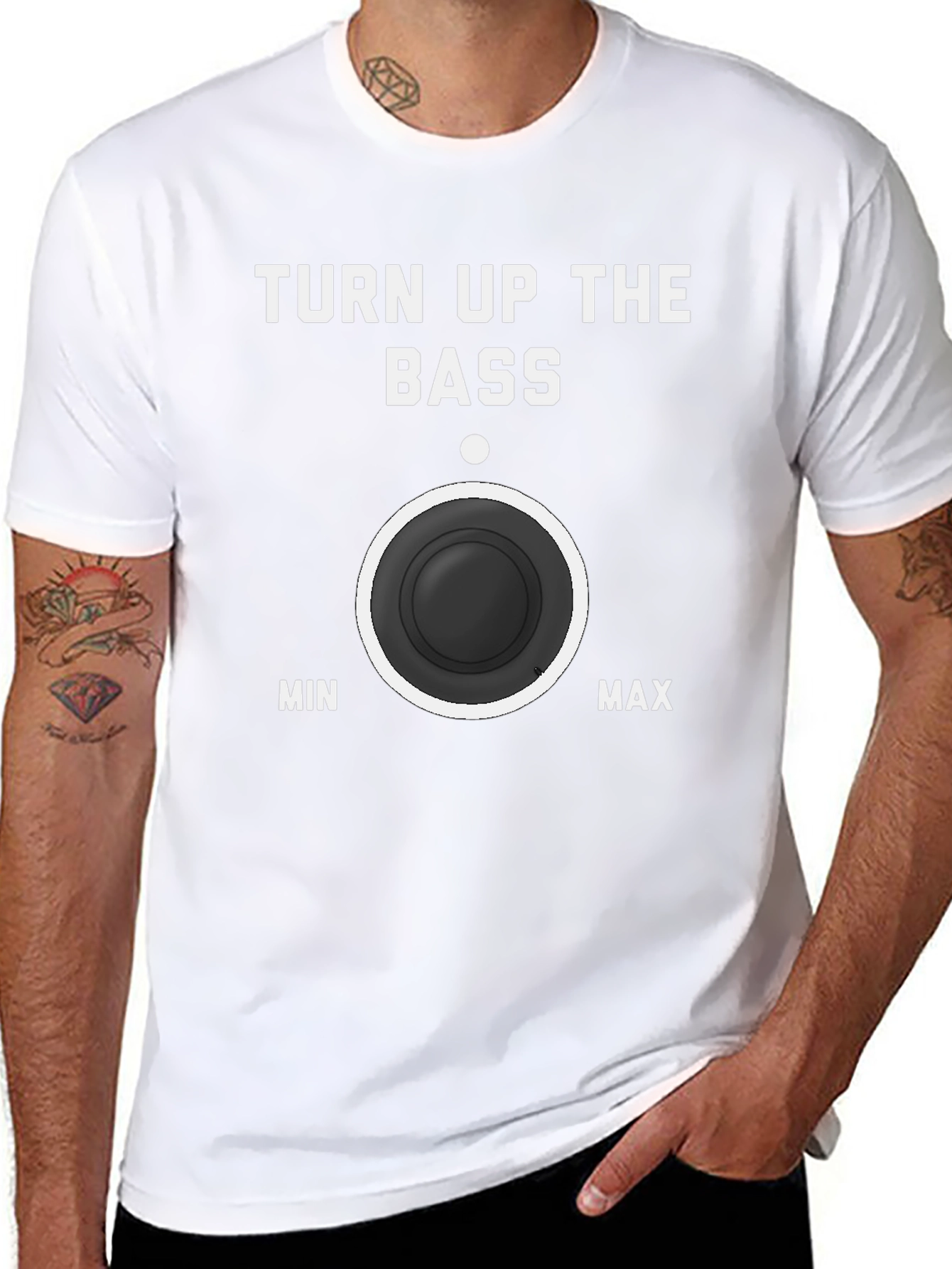 Turn Up The Bass Graphic T-Shirt