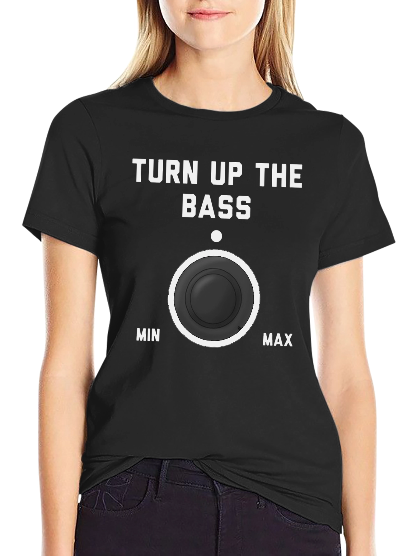 Turn Up The Bass Graphic T-Shirt