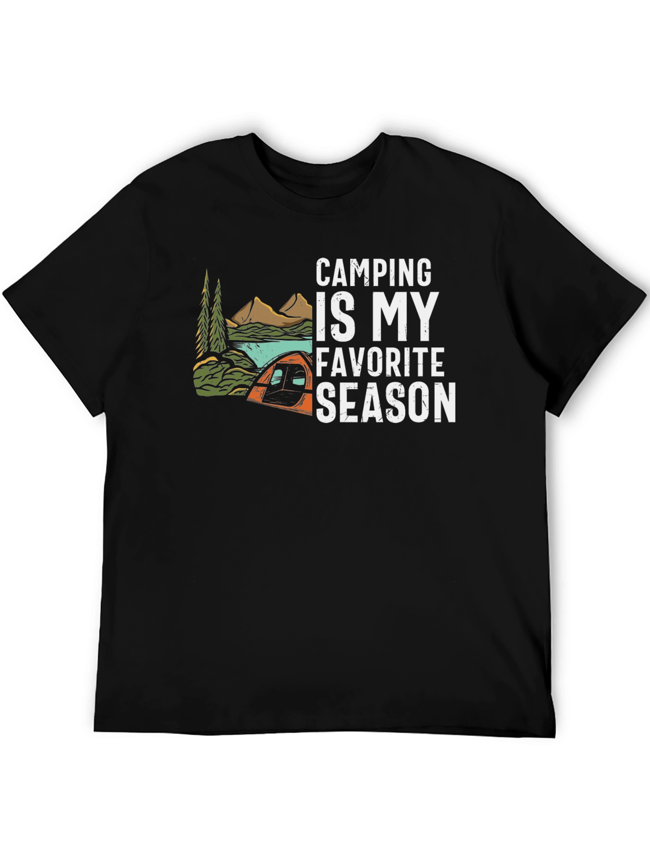 Camping Is My Favorite Season Graphic Tee