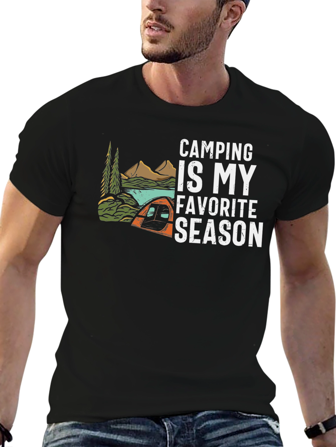 Camping Is My Favorite Season Graphic Tee