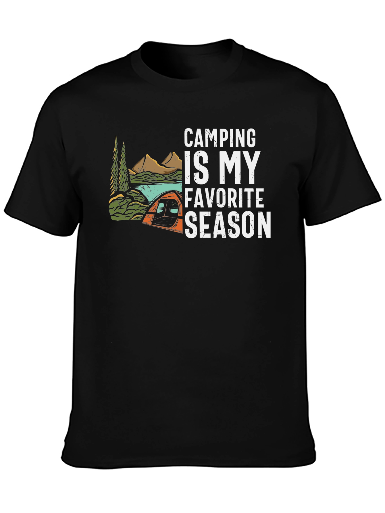 Camping Is My Favorite Season Graphic Tee