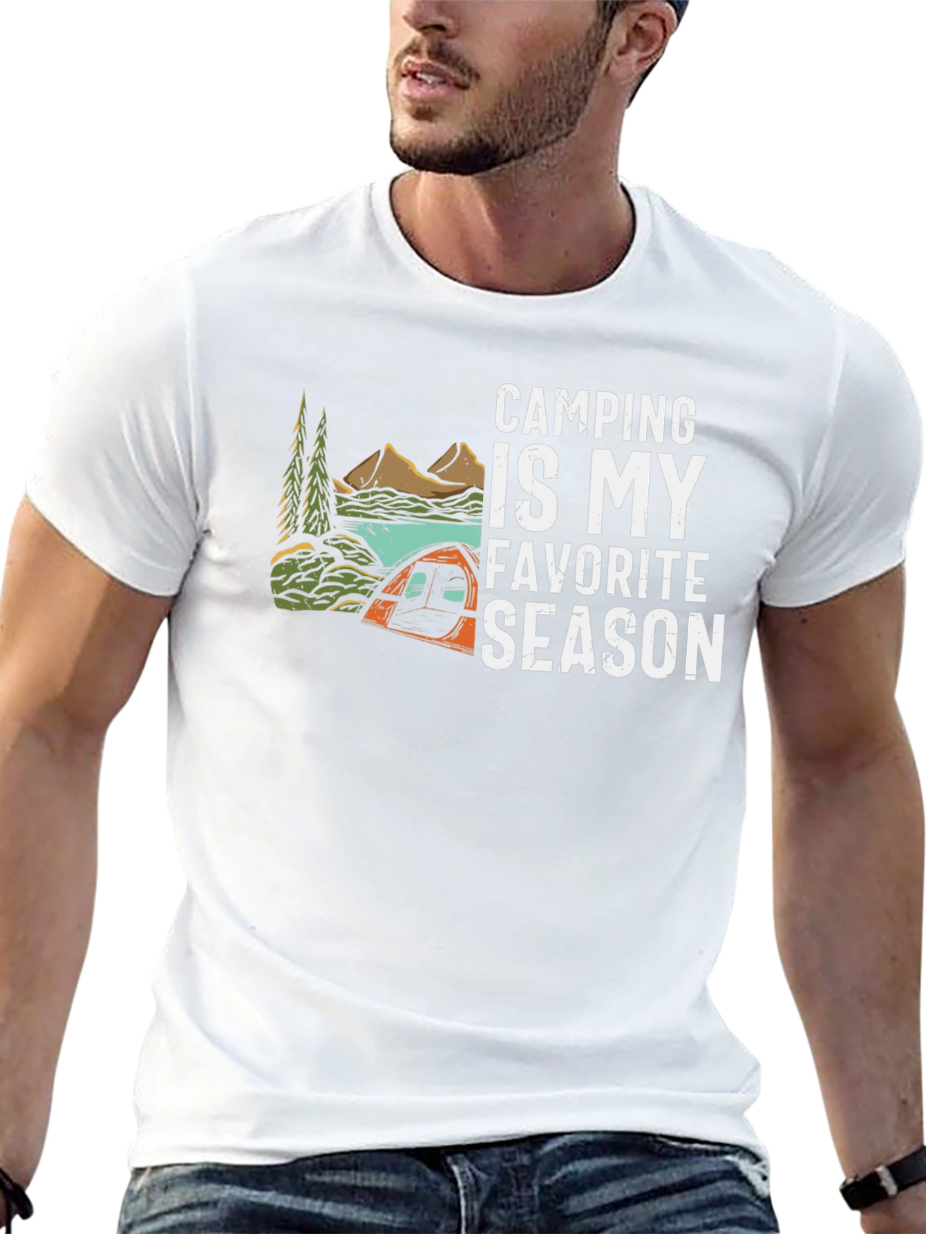 Camping Is My Favorite Season Graphic Tee