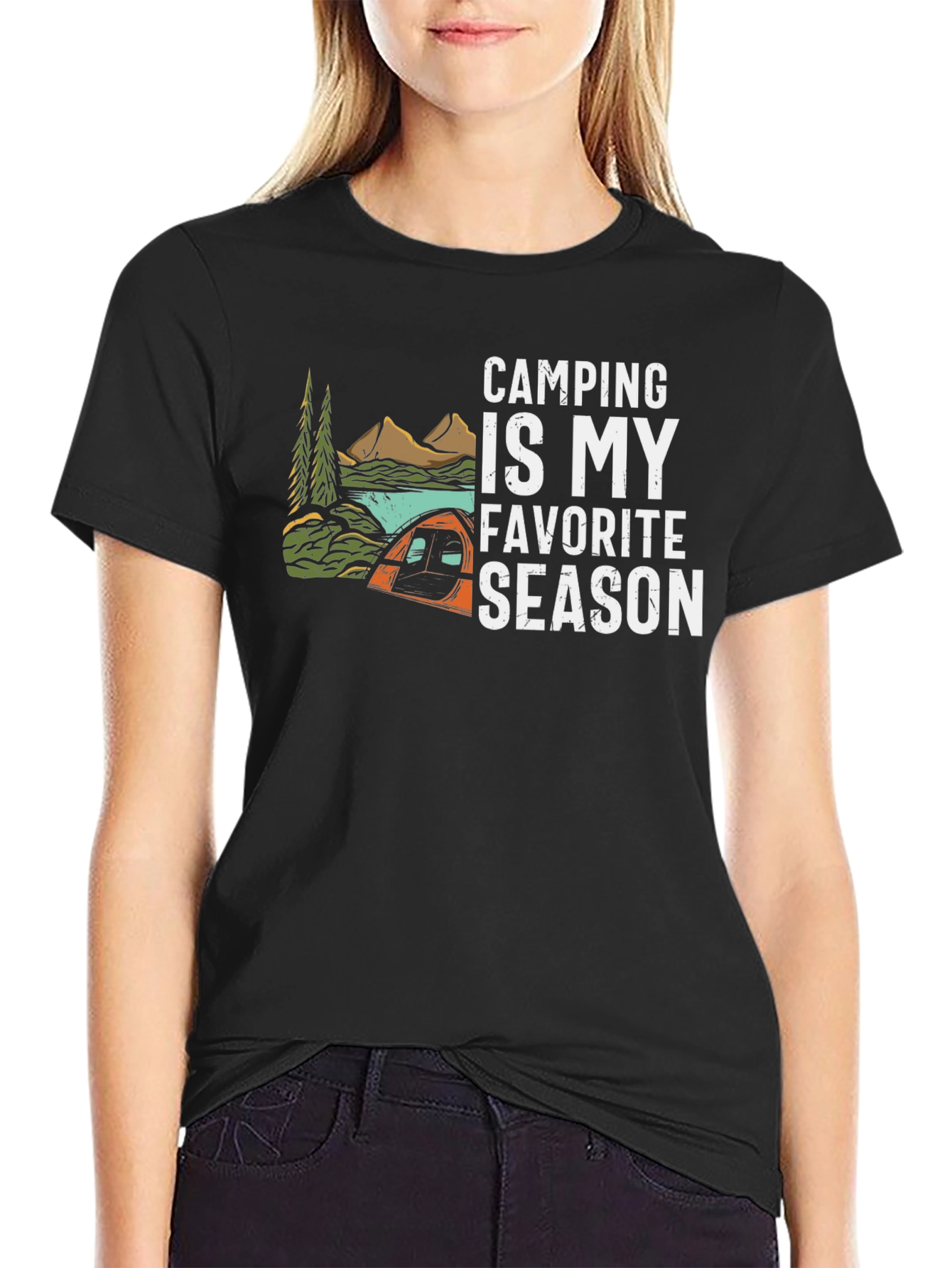 Camping Is My Favorite Season Graphic Tee