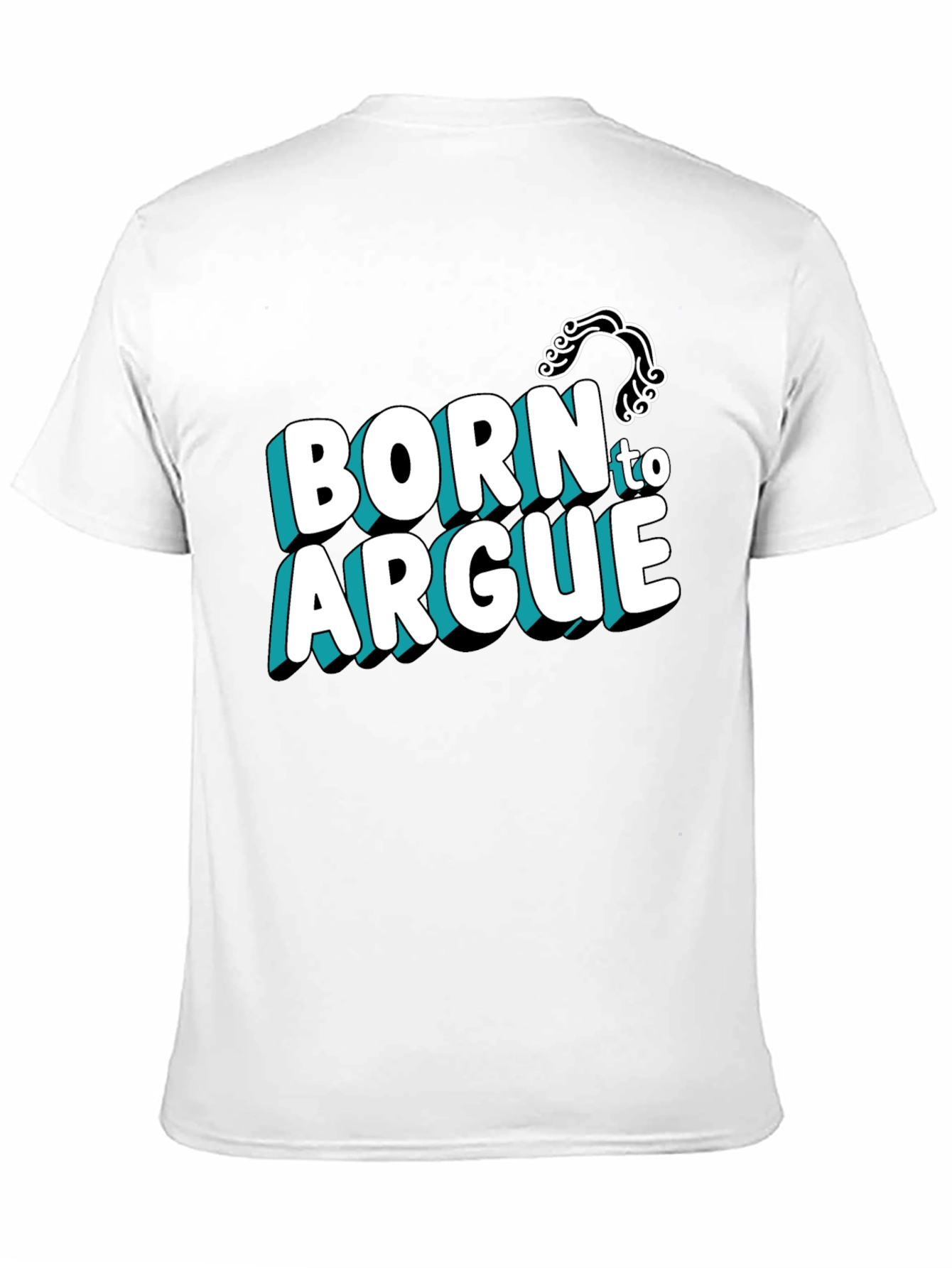 Born to Argue Graphic Tee - Black