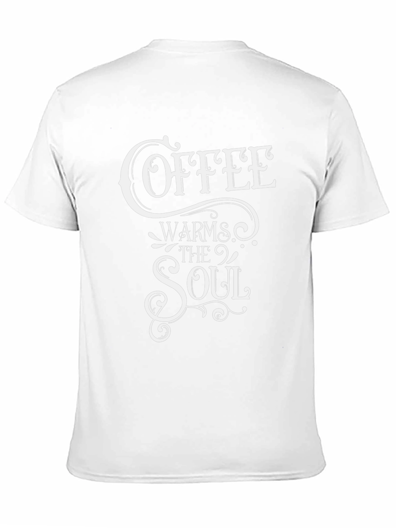 Coffee Warms the Soul Graphic Tee - Black