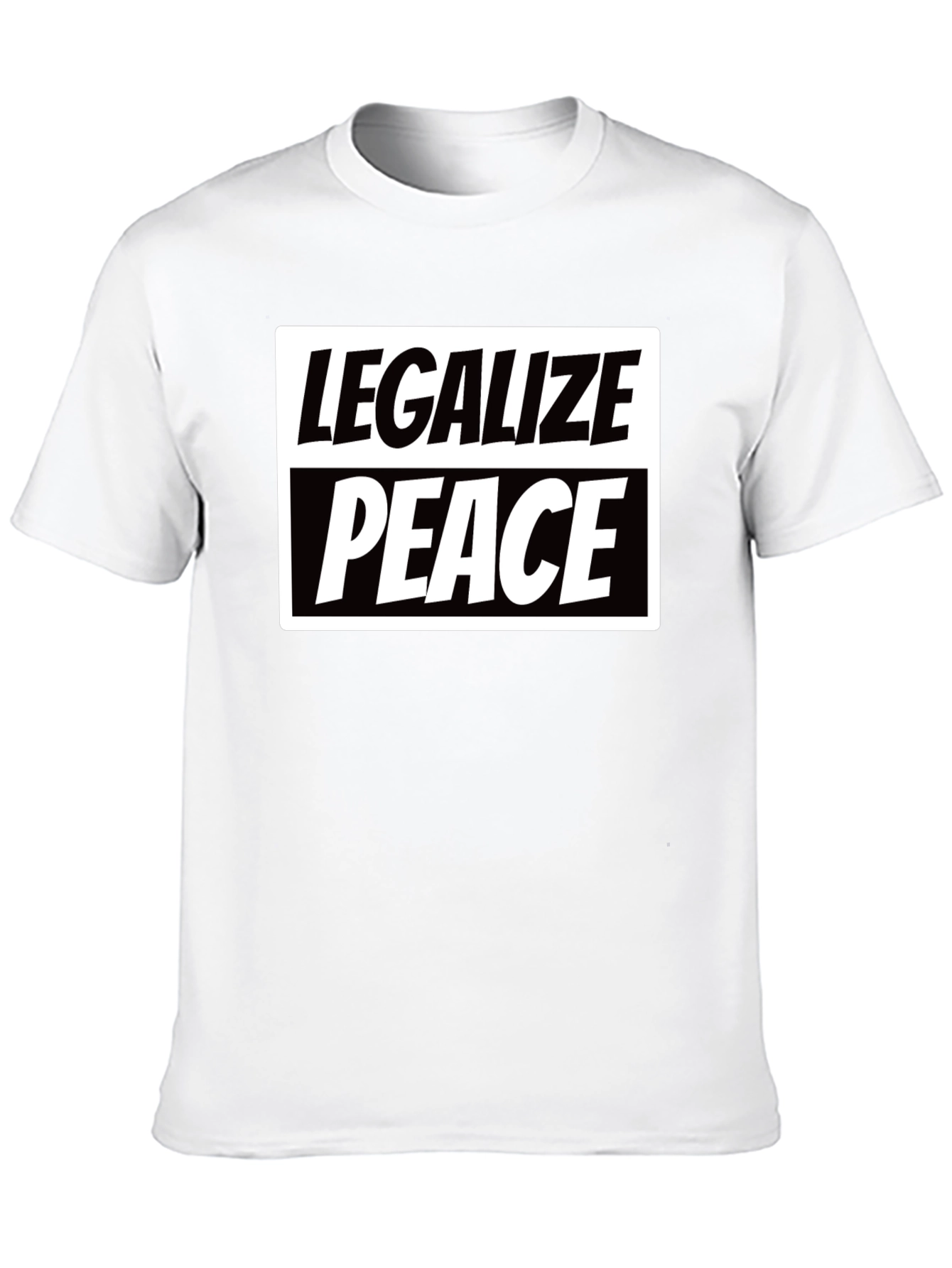 Legalize Peace Graphic T-Shirt - Black