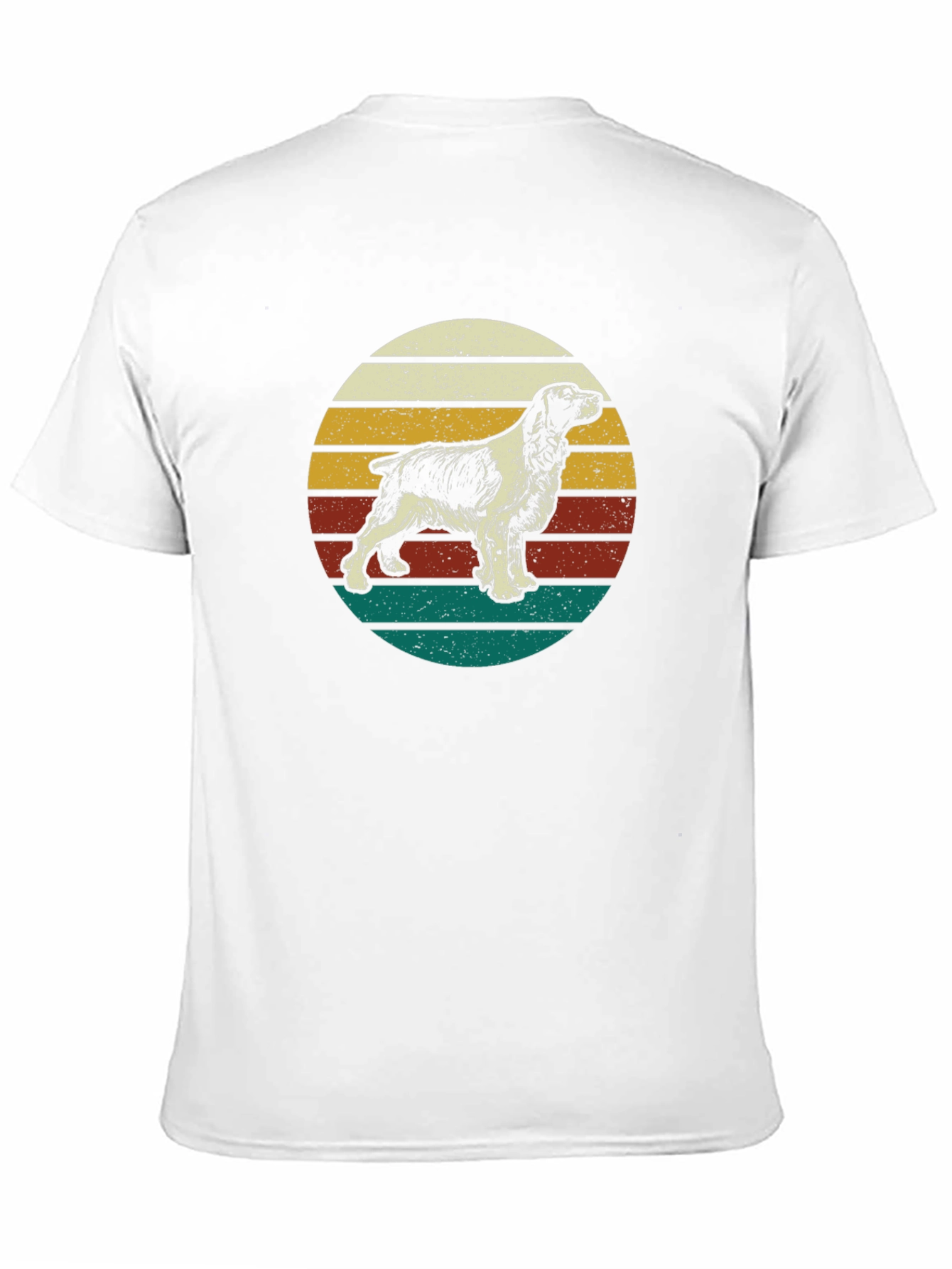 Retro Springer Spaniel T-Shirt - Dog Lover Tee
