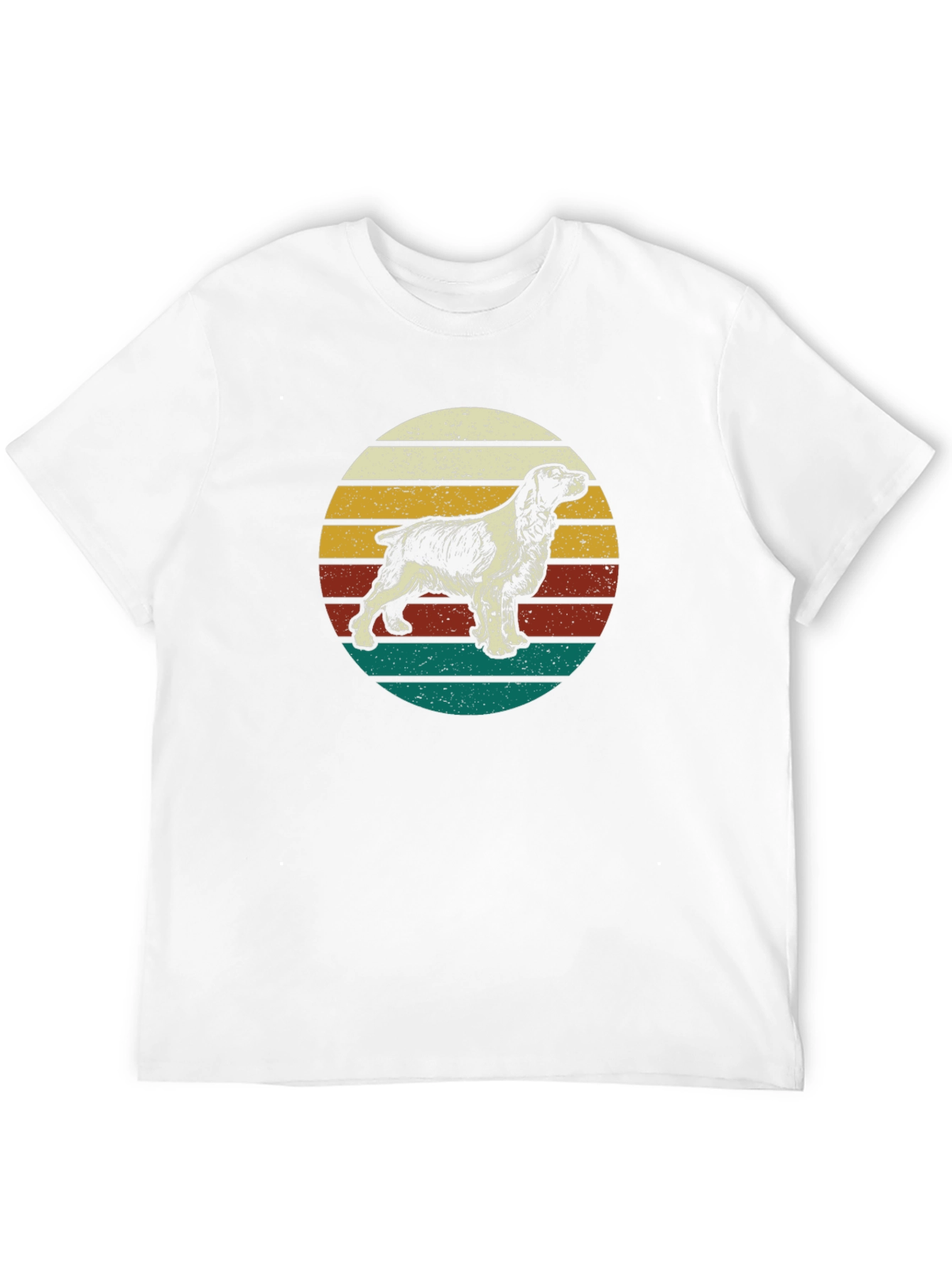 Retro Springer Spaniel T-Shirt - Dog Lover Tee