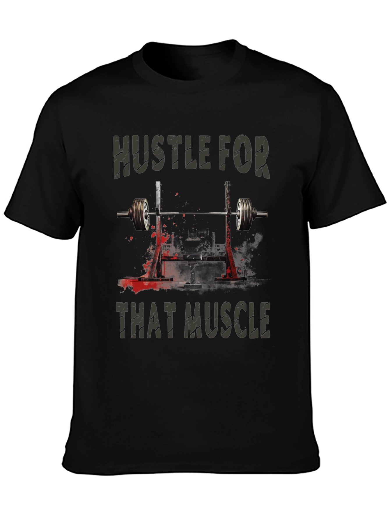 Hustle for That Muscle Graphic Tee