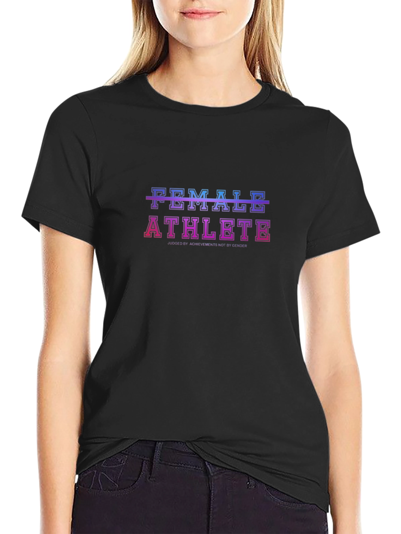 Female Athlete T-Shirt - Achievement Focused