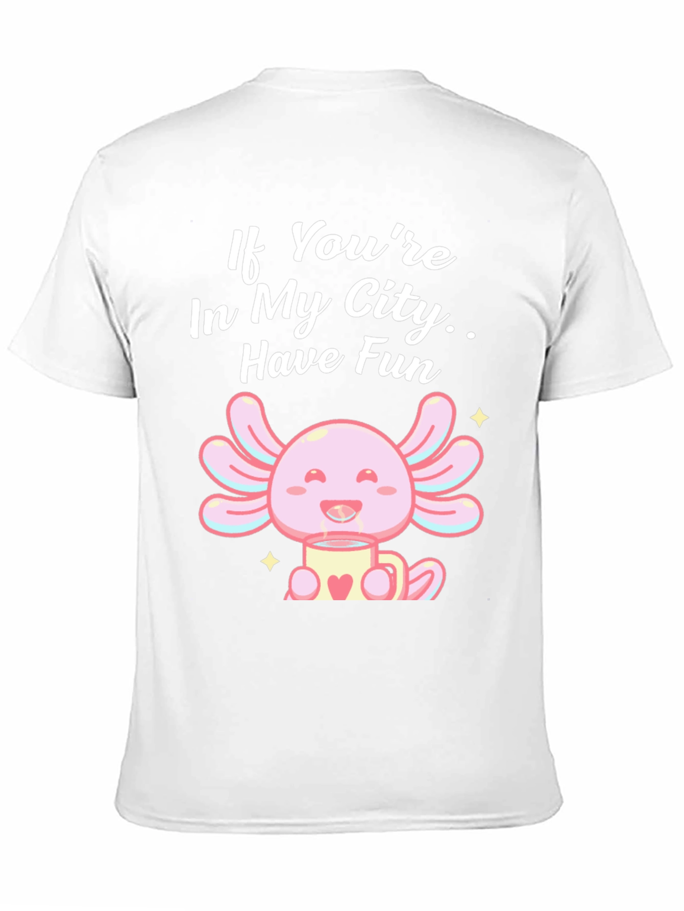 Axolotl in My City T-Shirt