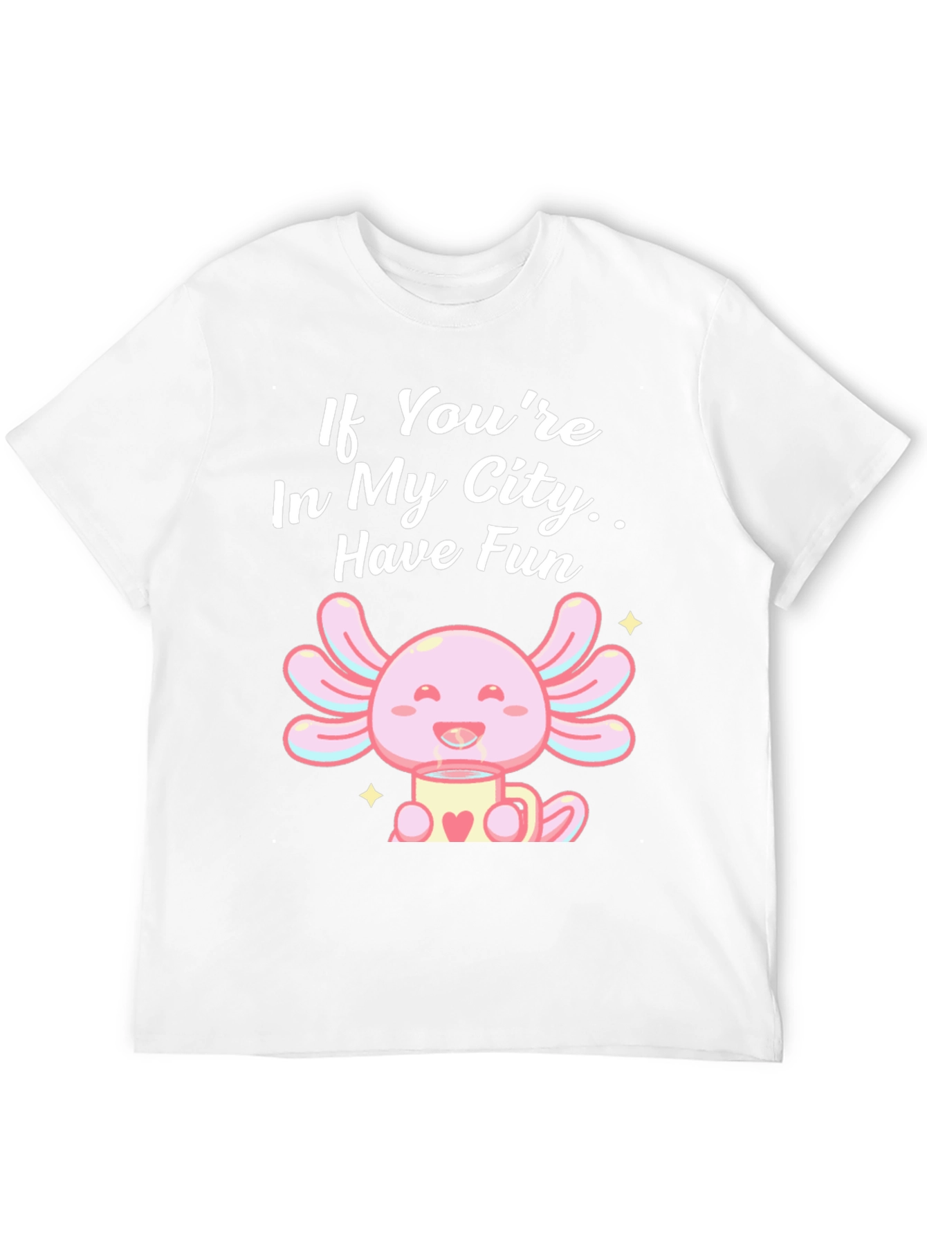 Axolotl in My City T-Shirt
