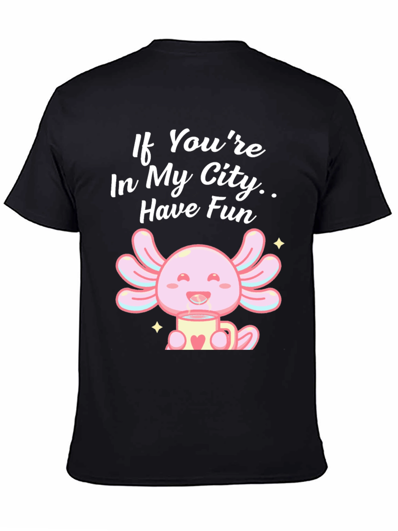 Axolotl in My City T-Shirt