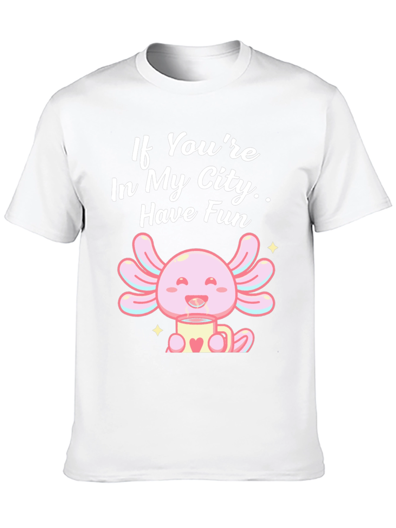 Axolotl in My City T-Shirt
