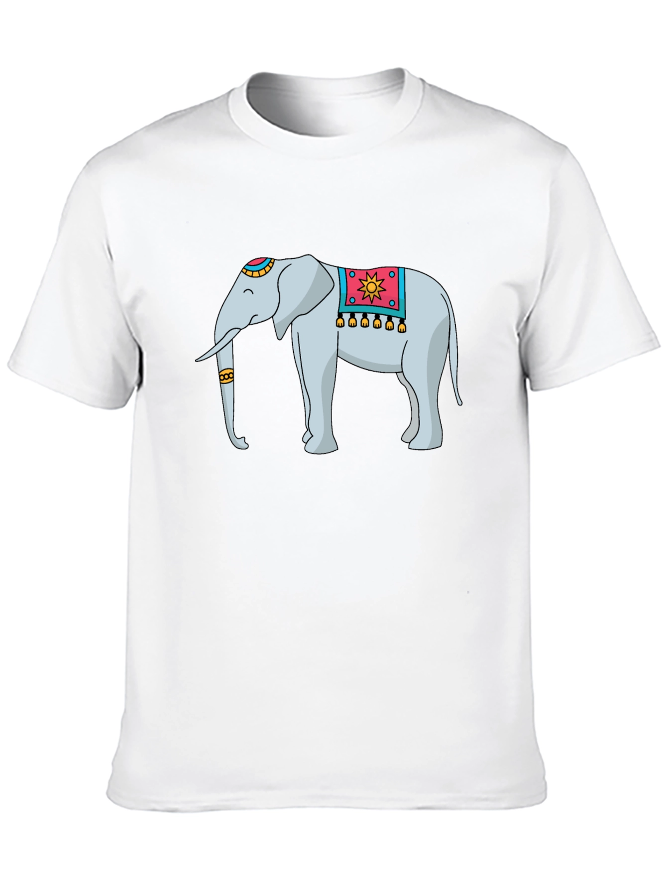 Elephant Graphic Tee - Black Cotton Blend