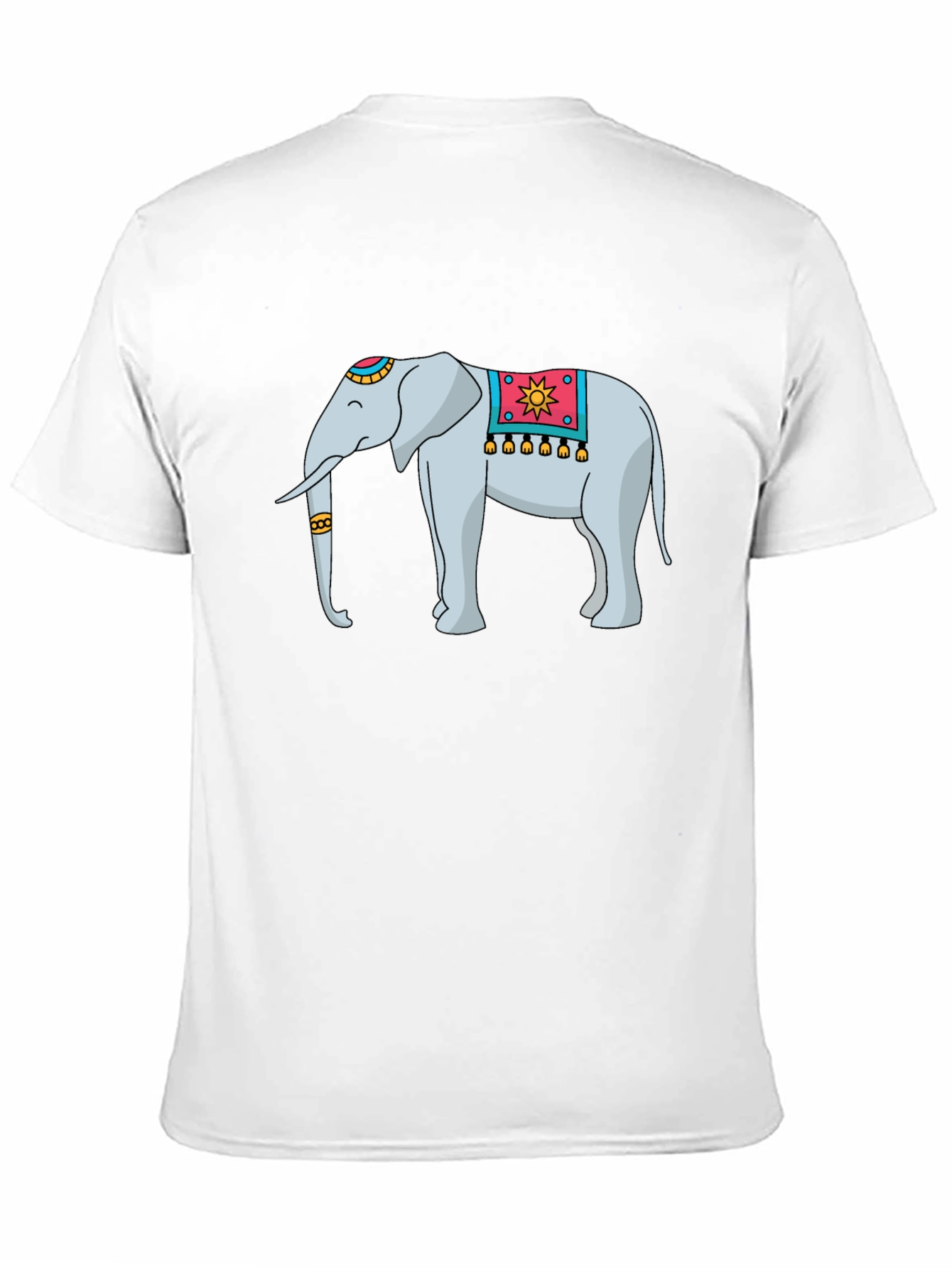 Elephant Graphic Tee - Black Cotton Blend