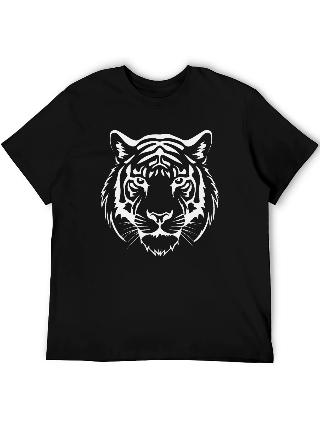 Cool Tiger Graphic Black T-Shirt