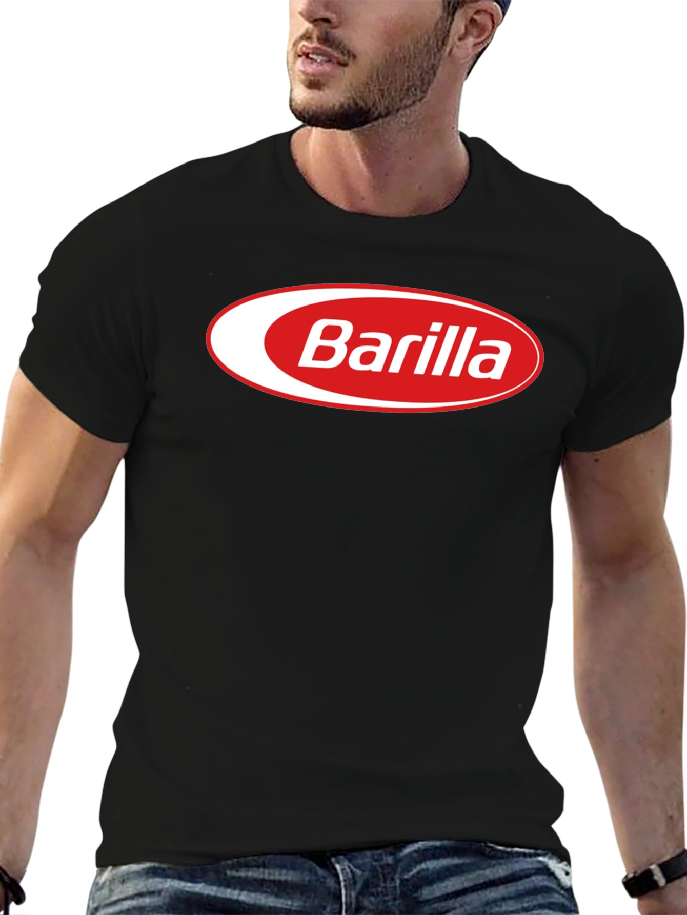 Barilla Logo Black T-Shirt