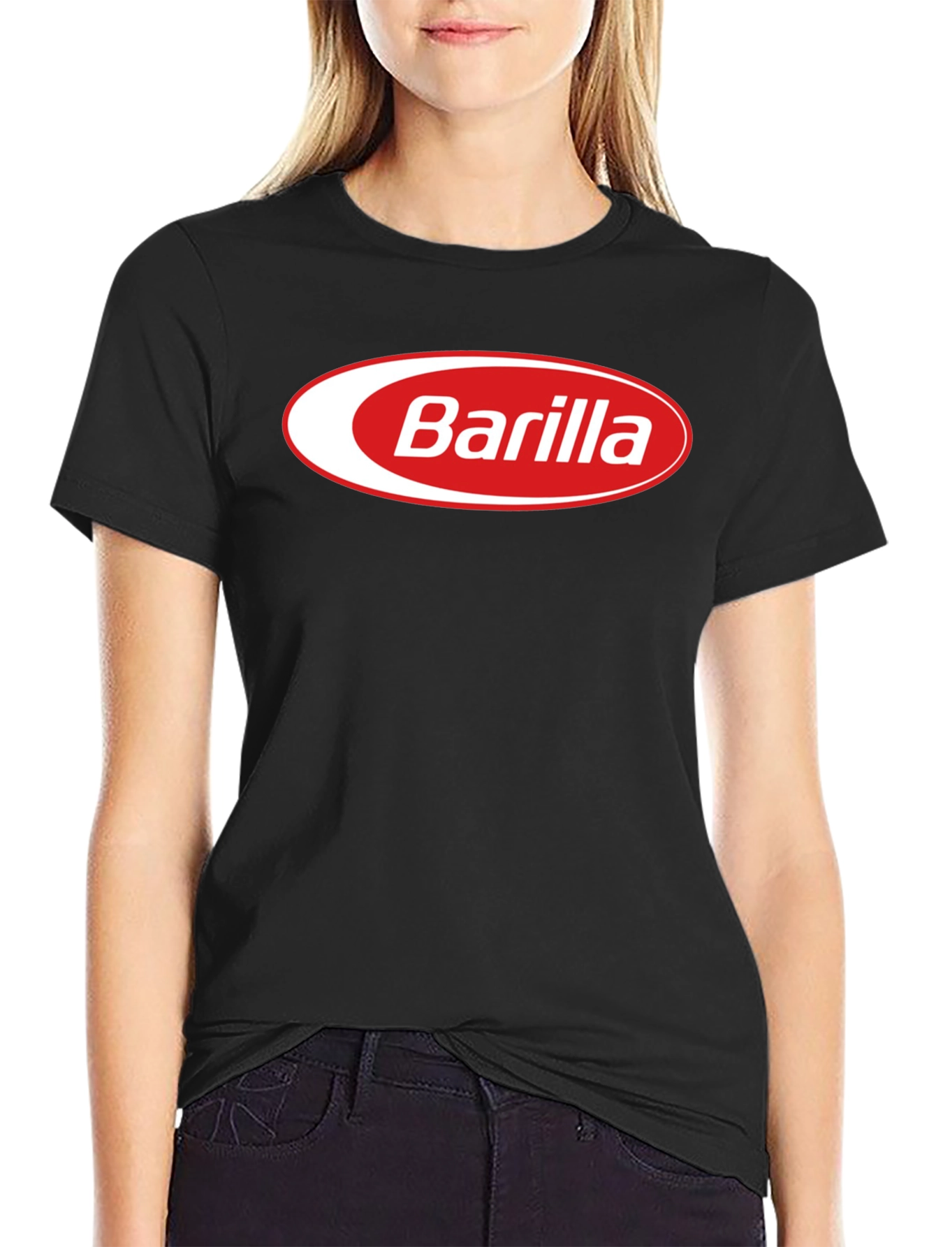 Barilla Logo Black T-Shirt