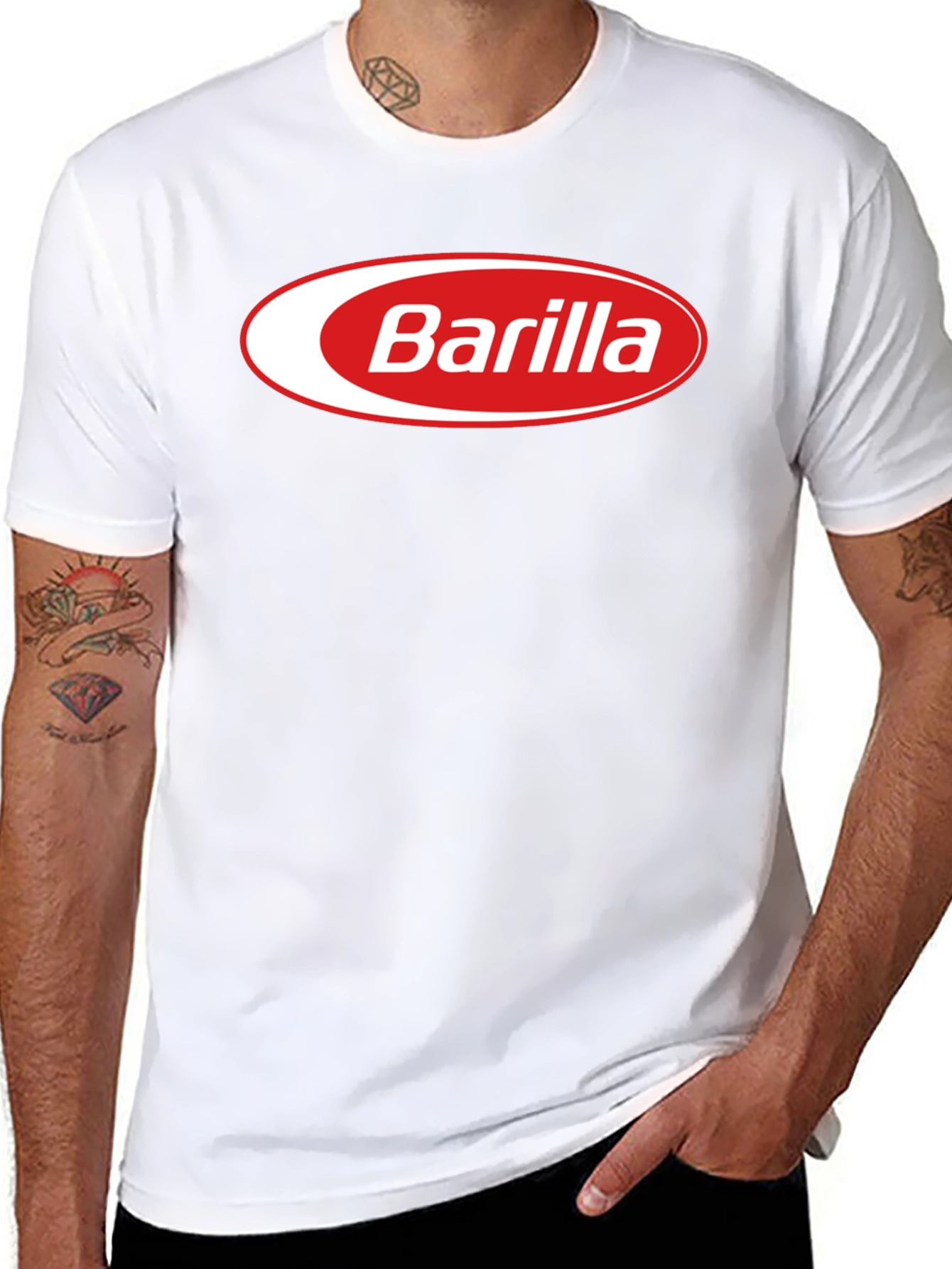 Barilla Logo Black T-Shirt