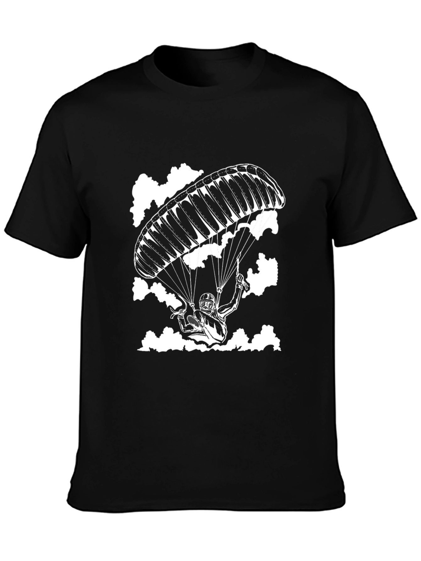 Paragliding Graphic Tee - Sky Adventure Shirt