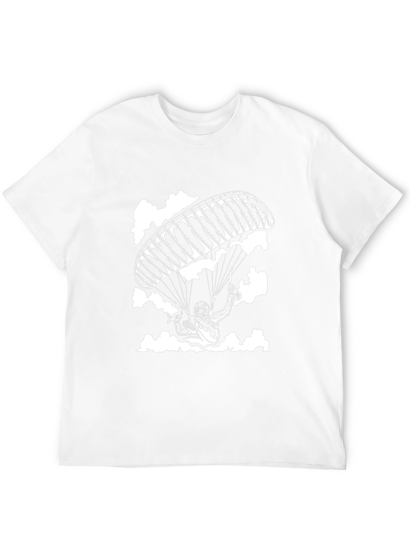 Paragliding Graphic Tee - Sky Adventure Shirt
