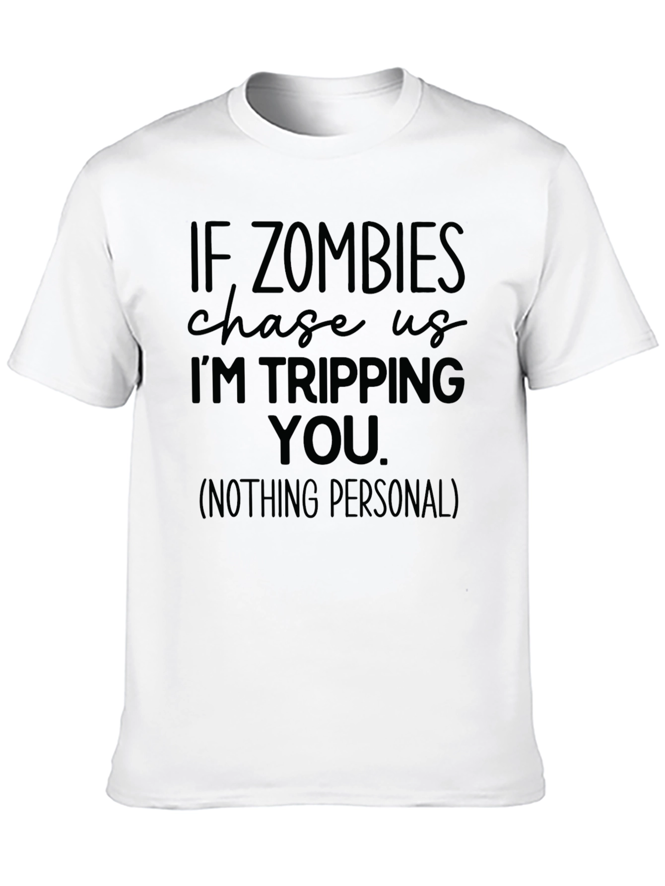 Zombie Apocalypse Funny Graphic T-Shirt