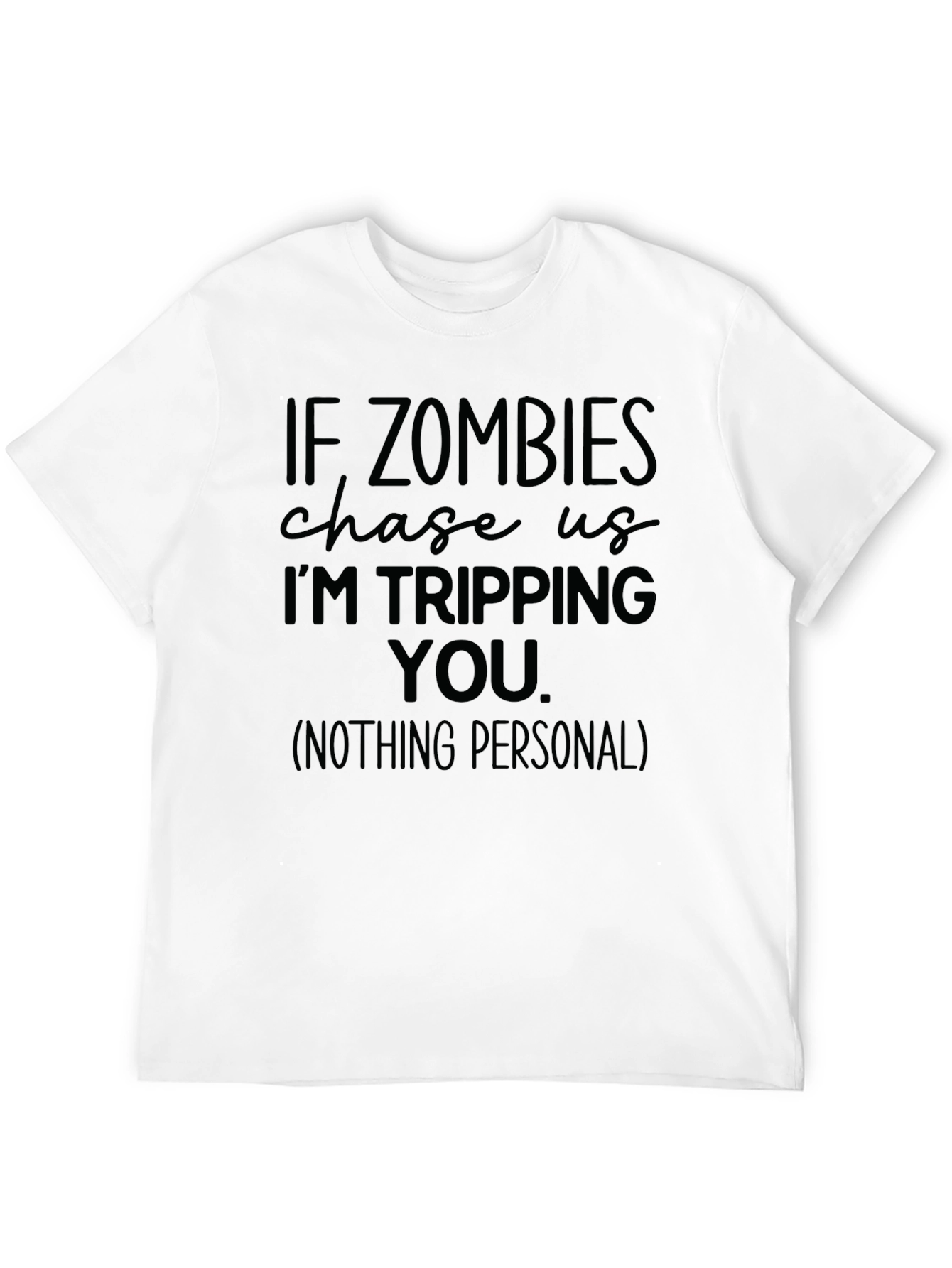Zombie Apocalypse Funny Graphic T-Shirt