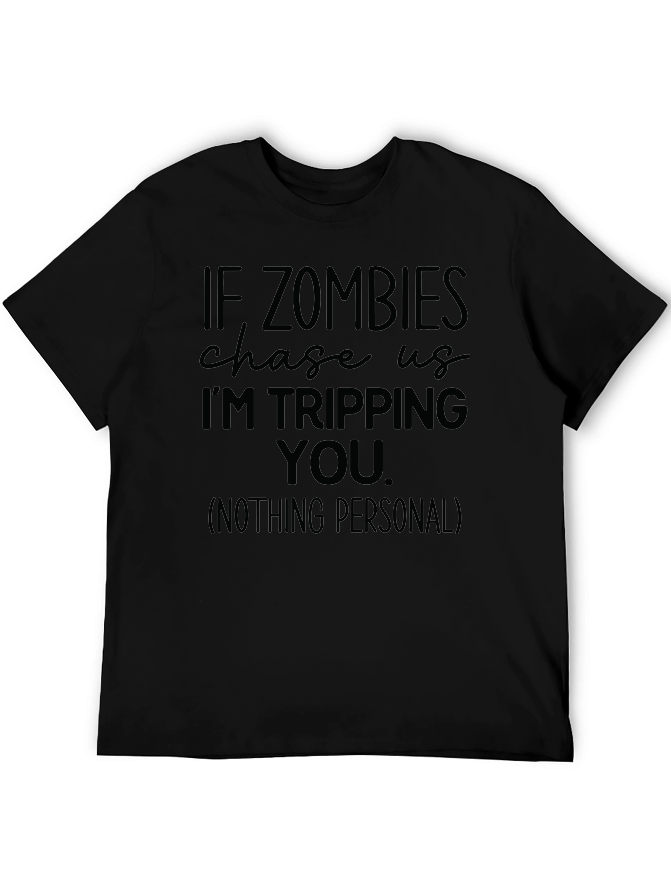 Zombie Apocalypse Funny Graphic T-Shirt