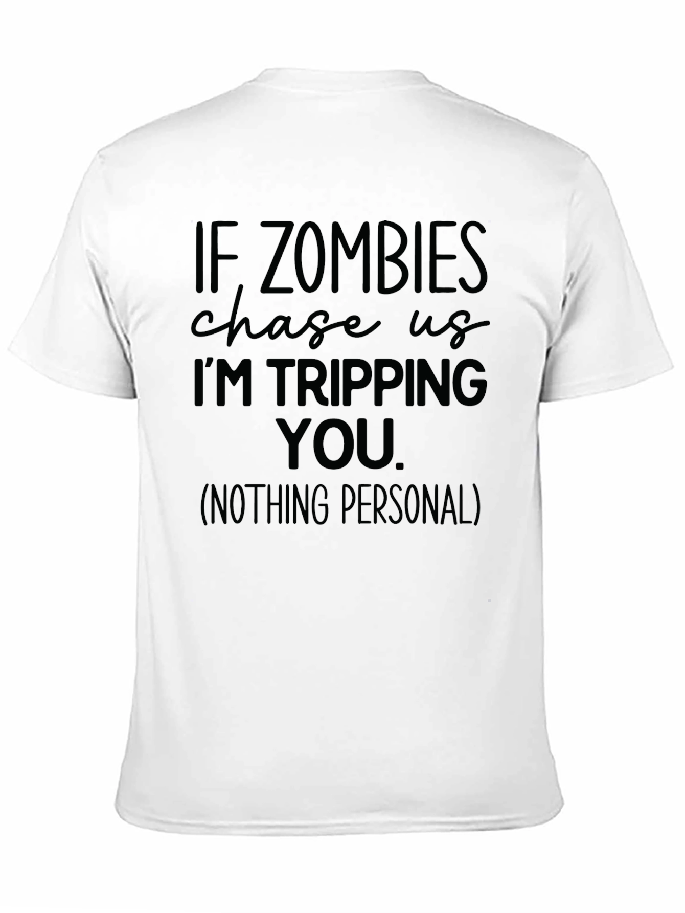 Zombie Apocalypse Funny Graphic T-Shirt