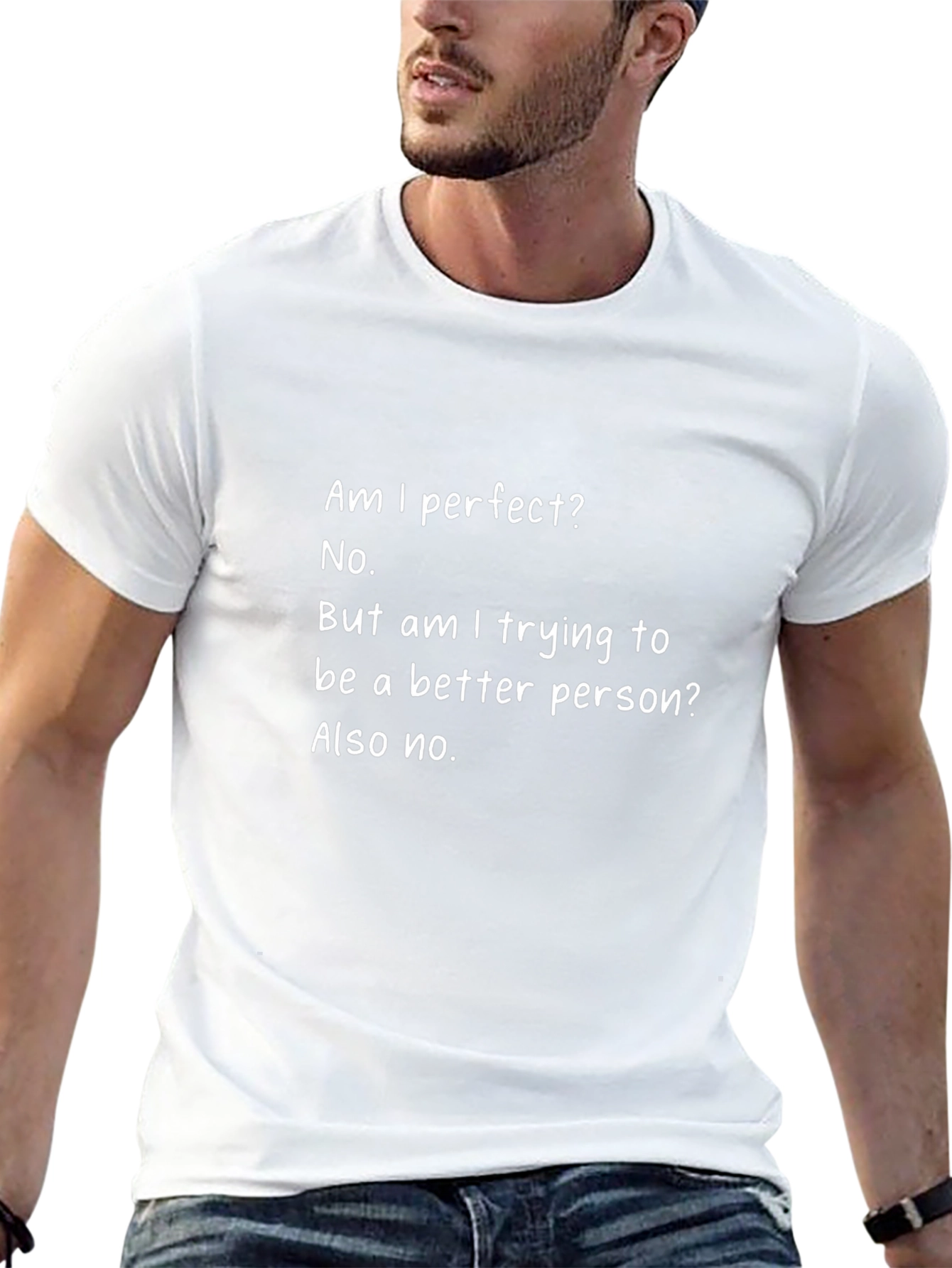 Funny T-Shirt: Am I Perfect? No. Graphic Tee
