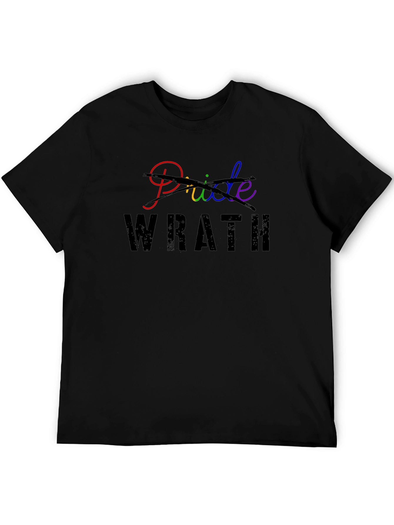 Pride Wrath Graphic Tee - Black Unisex Shirt