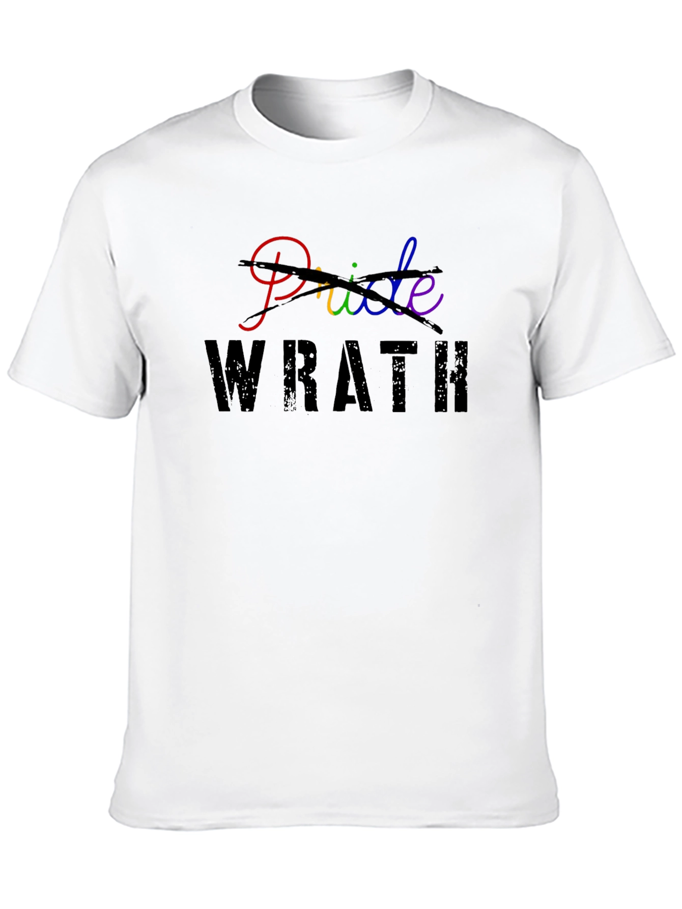 Pride Wrath Graphic Tee - Black Unisex Shirt