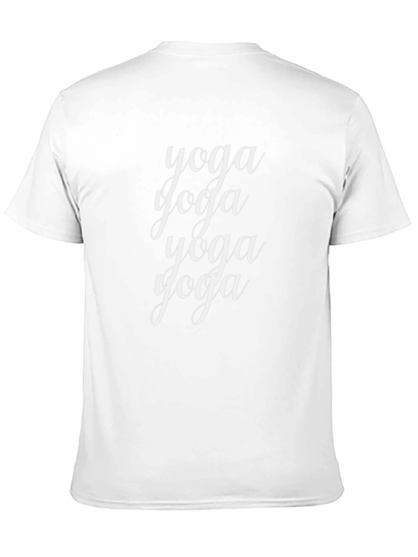 Yoga Text Graphic Black T-Shirt