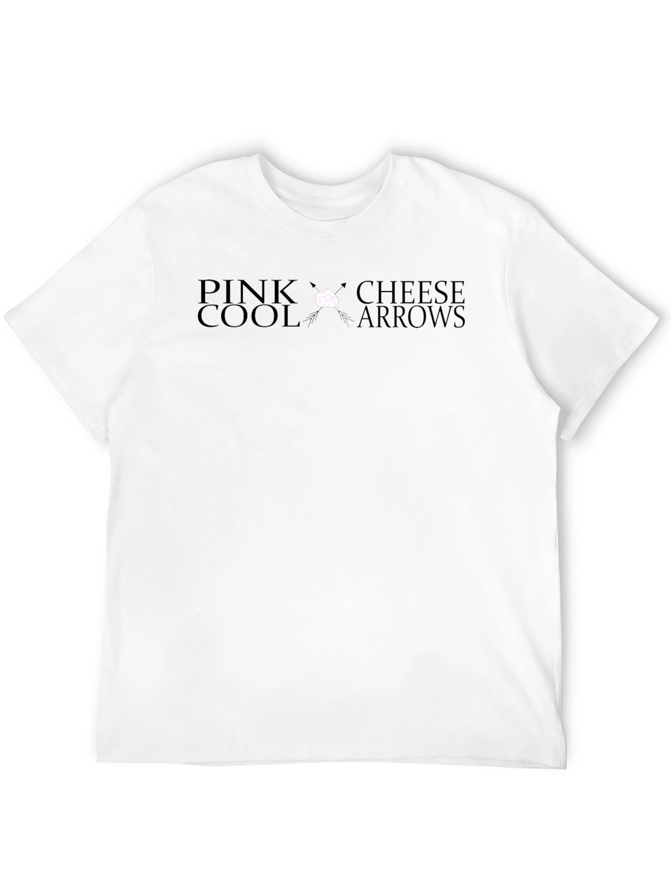 Pink Cool Cheese Arrows Graphic Tee