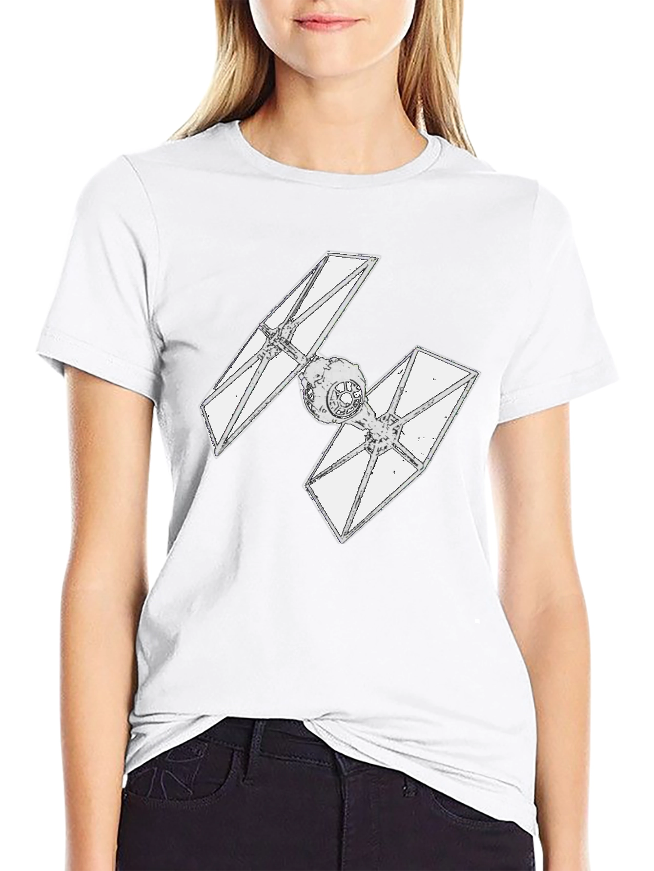 Star Wars TIE Fighter Graphic Tee - Black