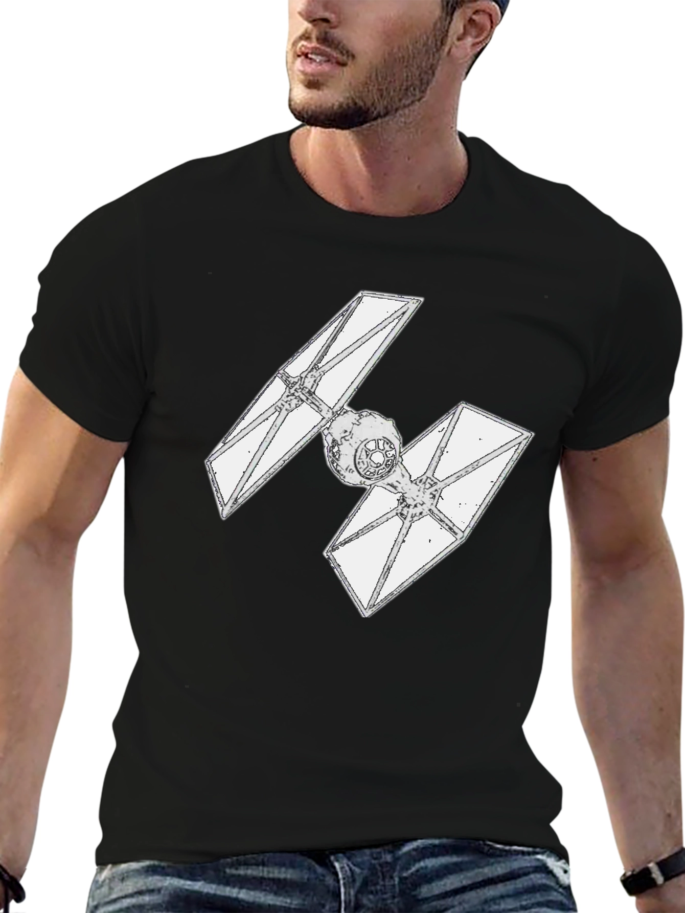 Star Wars TIE Fighter Graphic Tee - Black