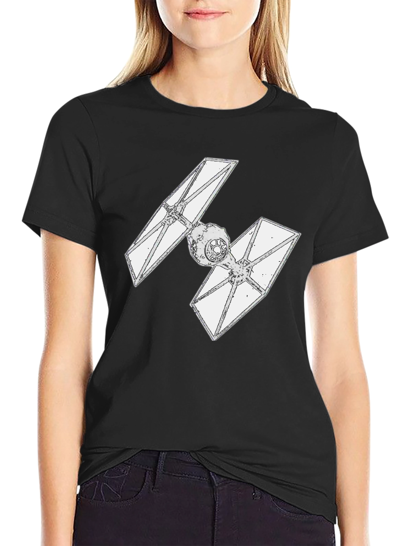 Star Wars TIE Fighter Graphic Tee - Black