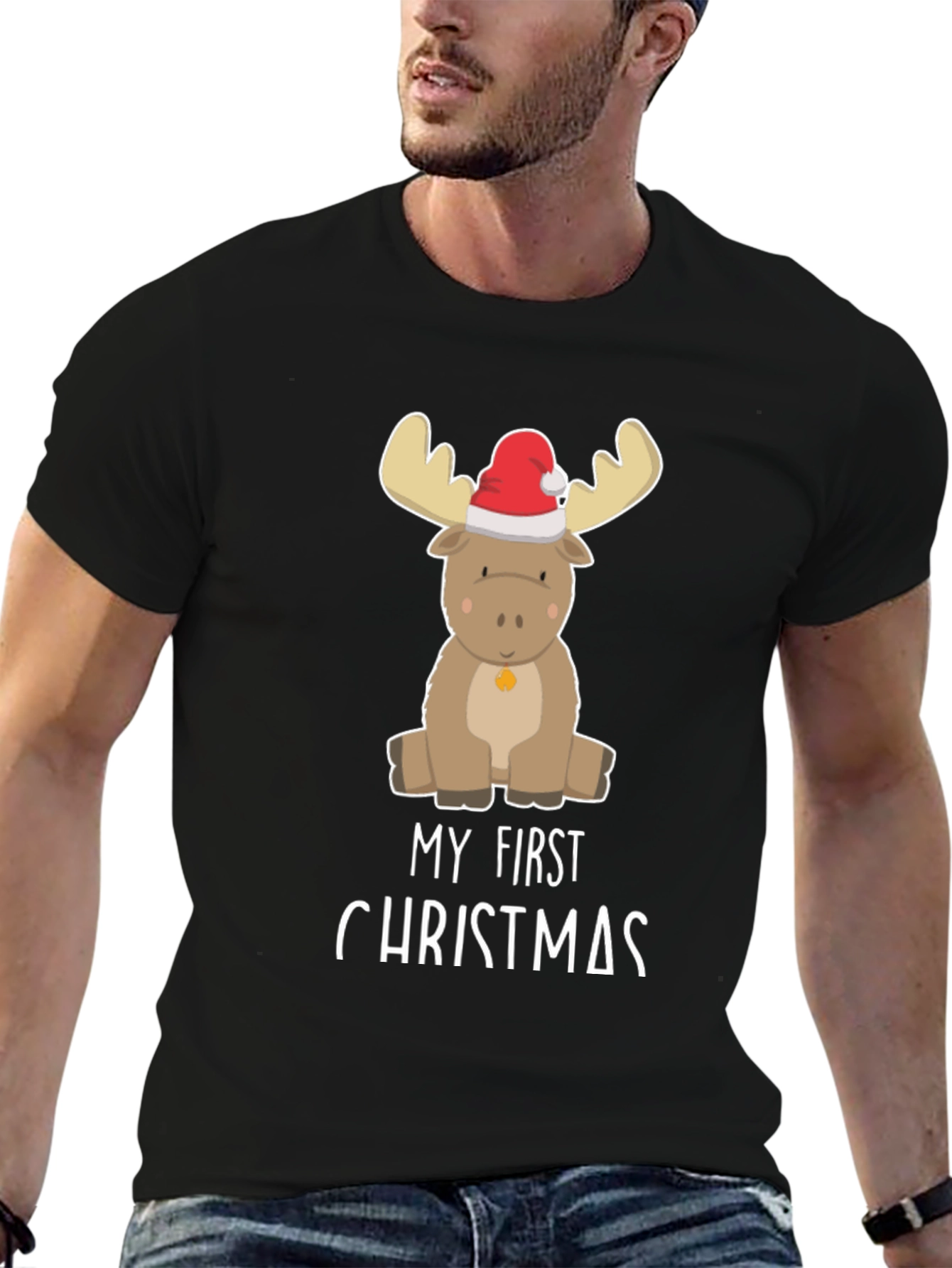 My First Christmas Moose T-Shirt