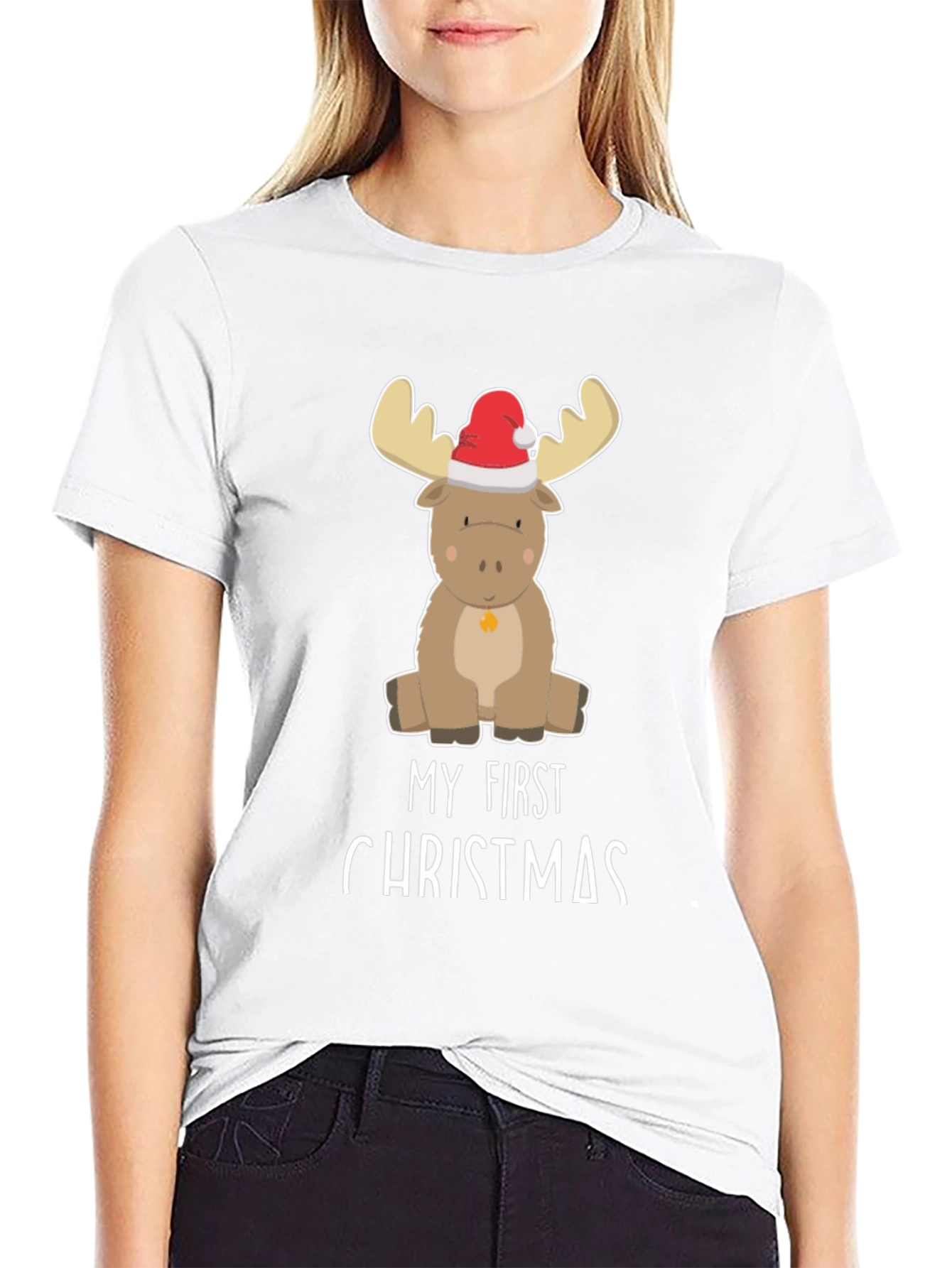 My First Christmas Moose T-Shirt