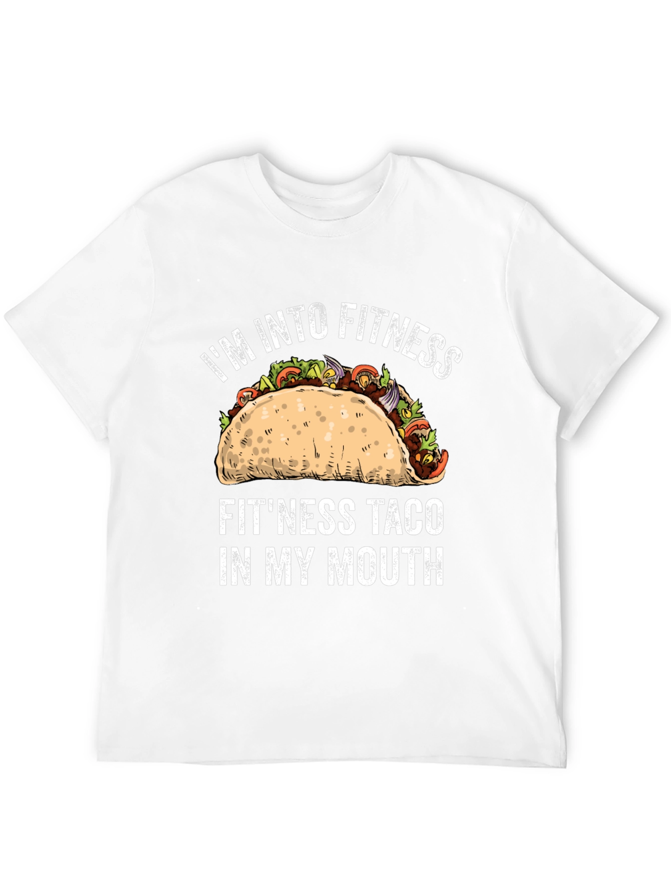 Fitness Taco T-Shirt Funny Workout Tee