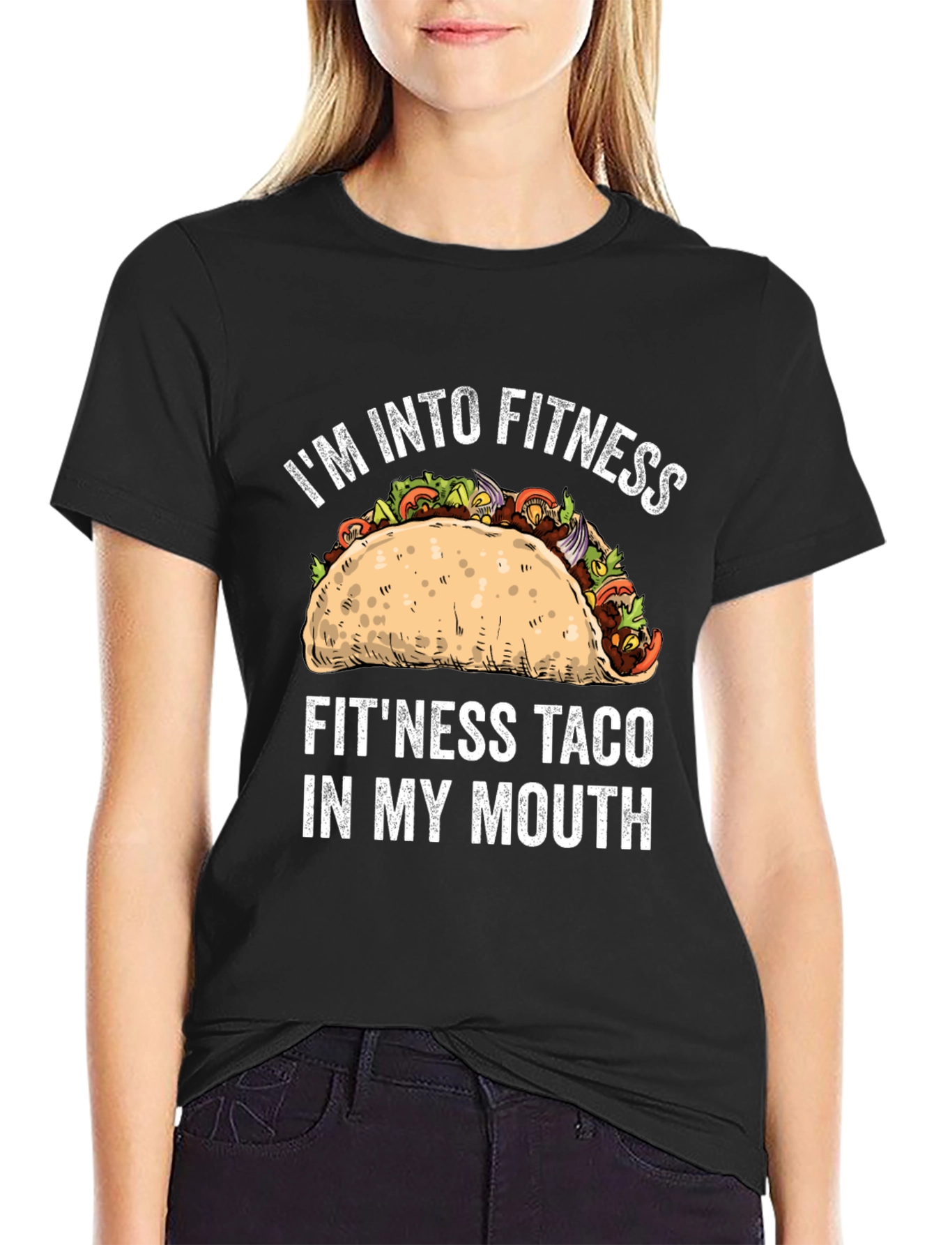 Fitness Taco T-Shirt Funny Workout Tee